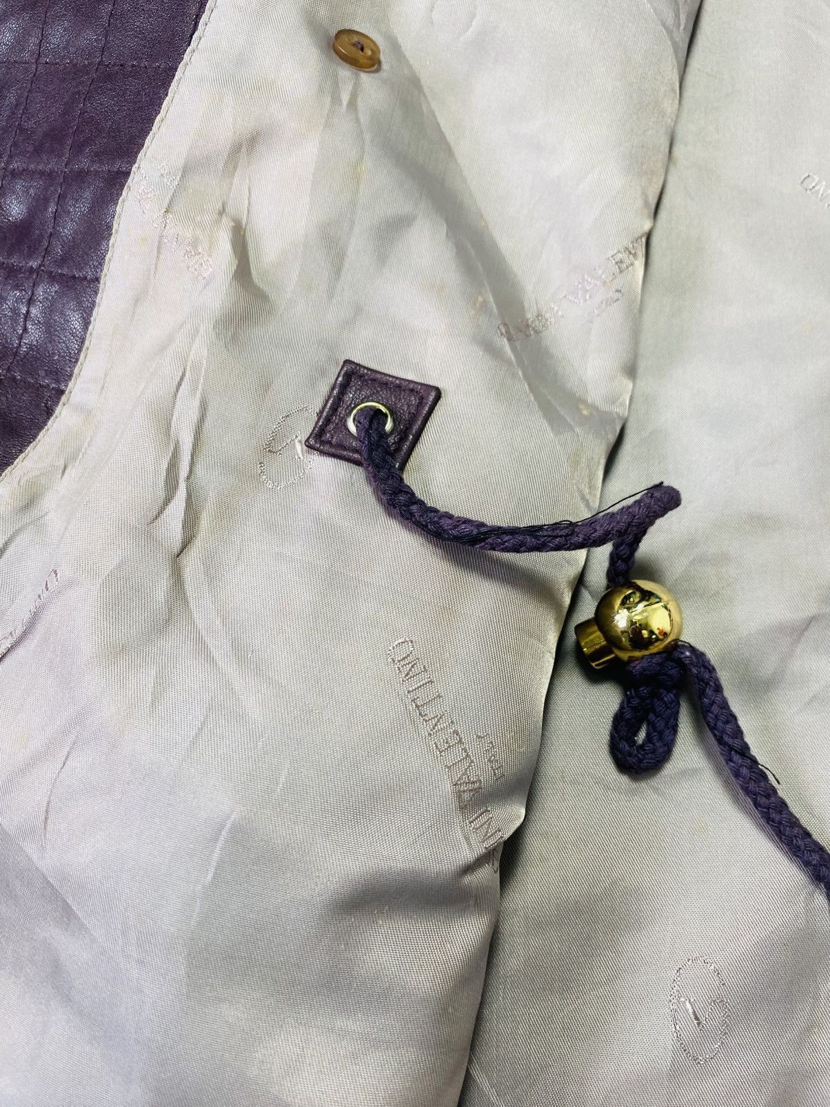 Gianni Valentino Rare Vintage Gianni Valentino Leather Jacket Size L / US 10 / IT 46 - 12 Thumbnail