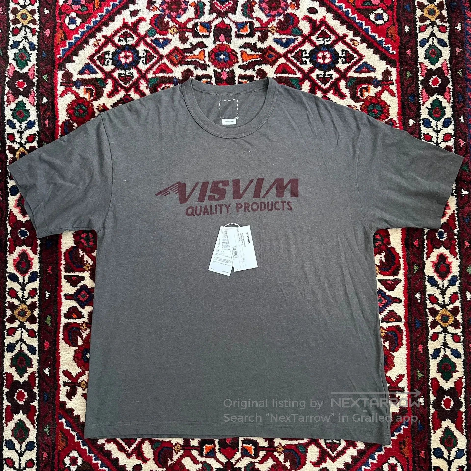 Visvim Visvim Jumbo Tee Short Sleeve T. Size US XL / EU 56 / 4 - 1 Thumbnail
