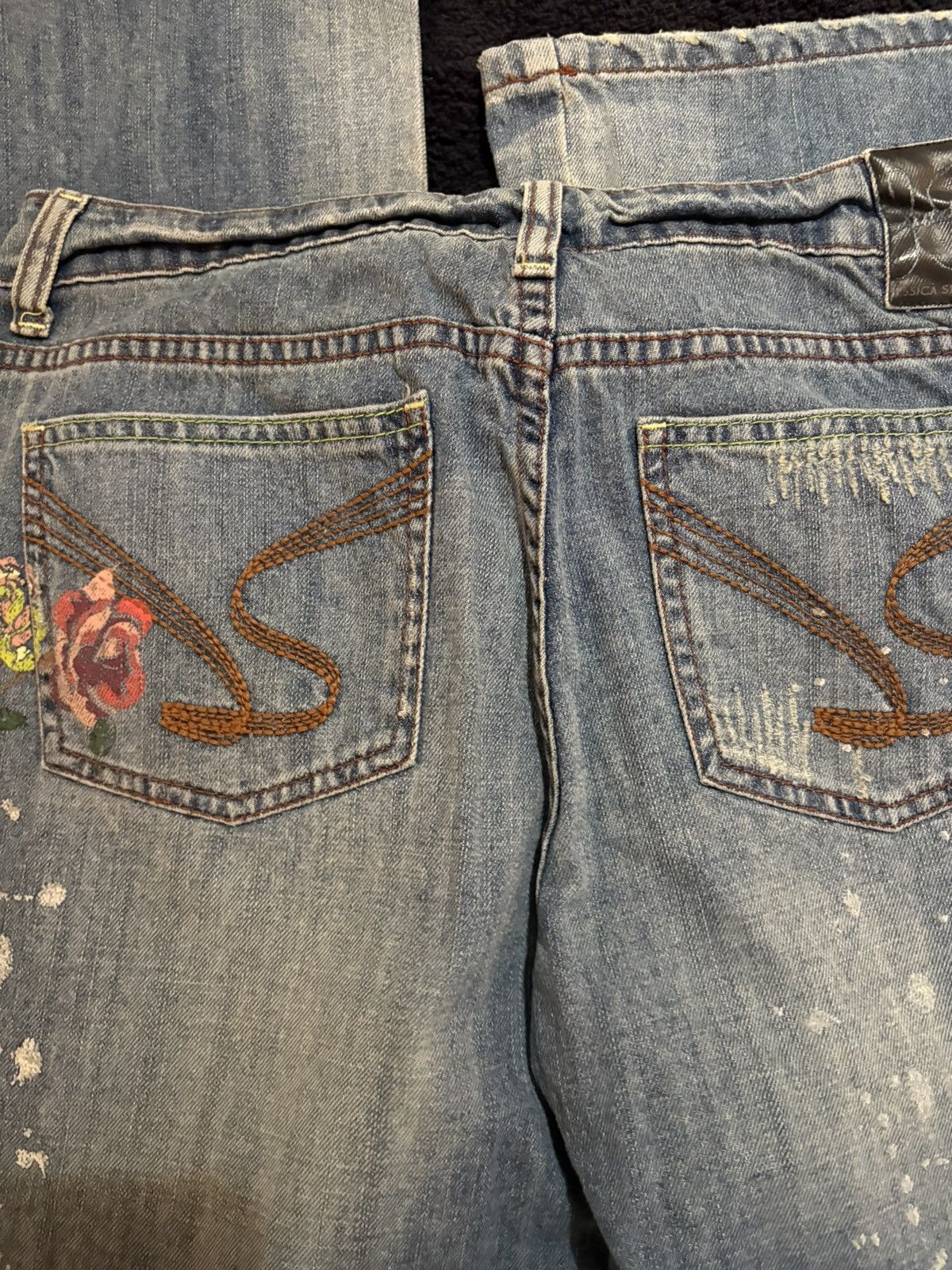 Jessica Simpson Jessica Simpson size 10 distressed denim jeans Size 32" / US 10 / IT 46 - 8 Thumbnail