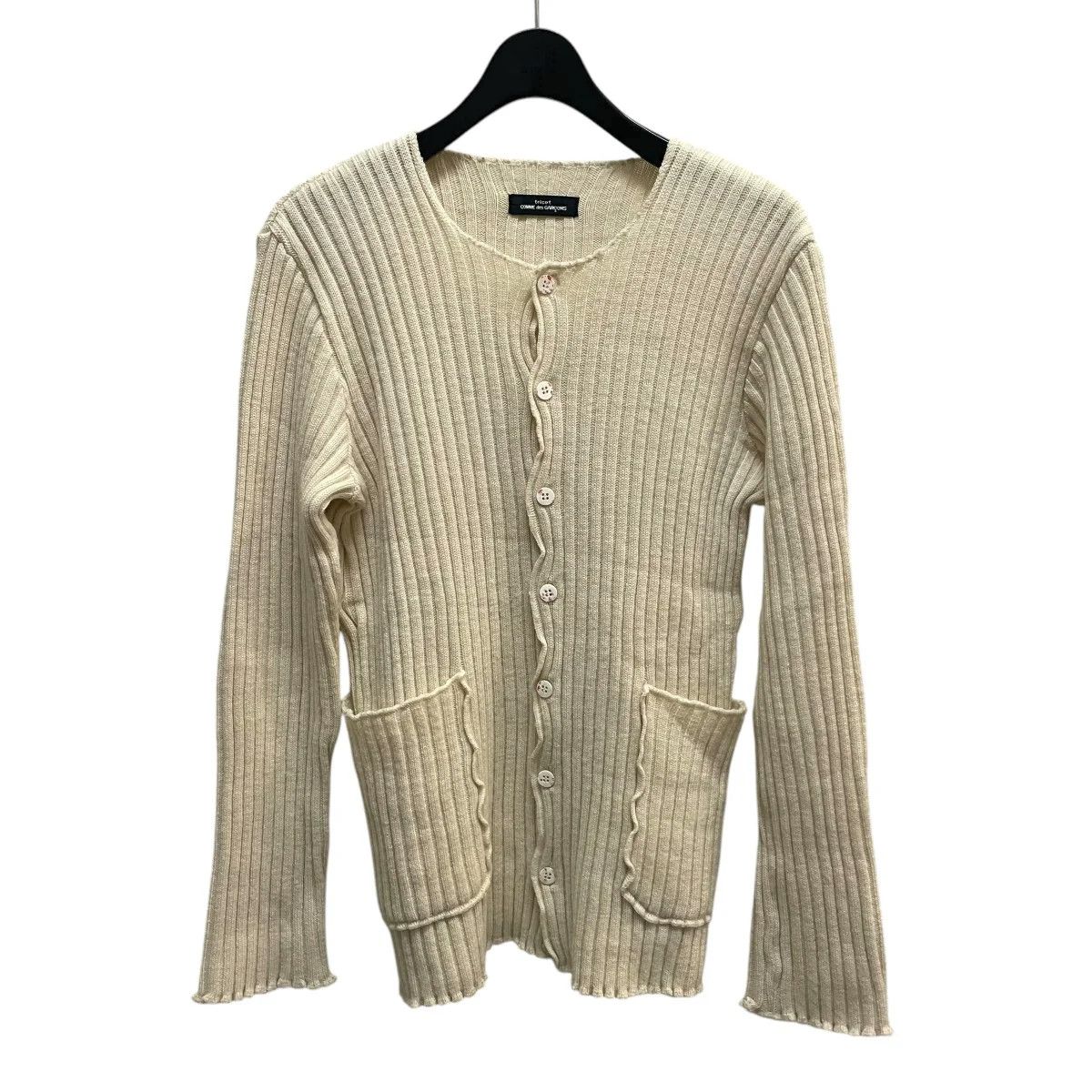 Tricot Comme des Garcons Archive 1993 Ribbed Knit Cardigan Size S / US 4 / IT 40 - 1 Thumbnail