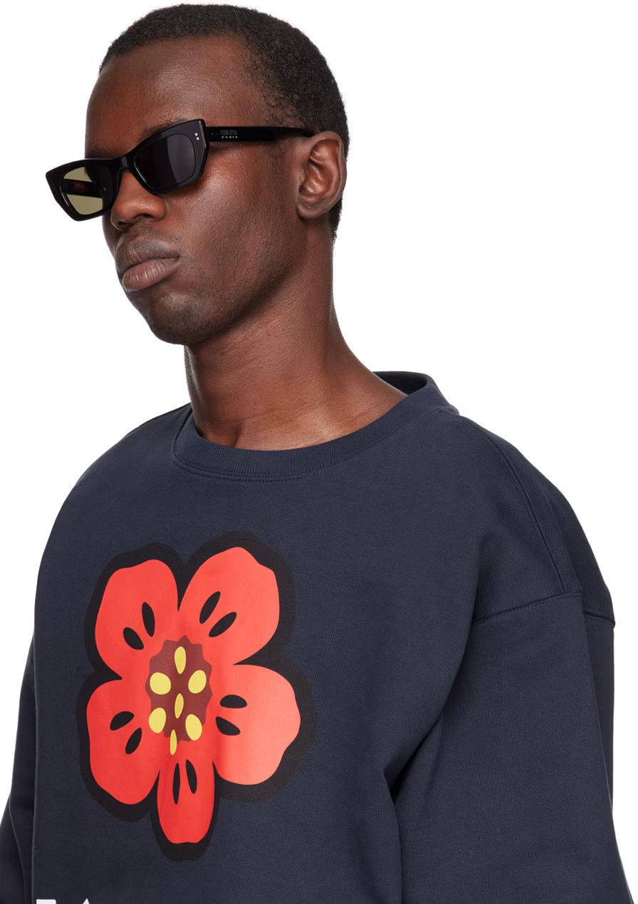 Kenzo Kenzo Black Boke Flower Sunglasses Size ONE SIZE - 4 Thumbnail