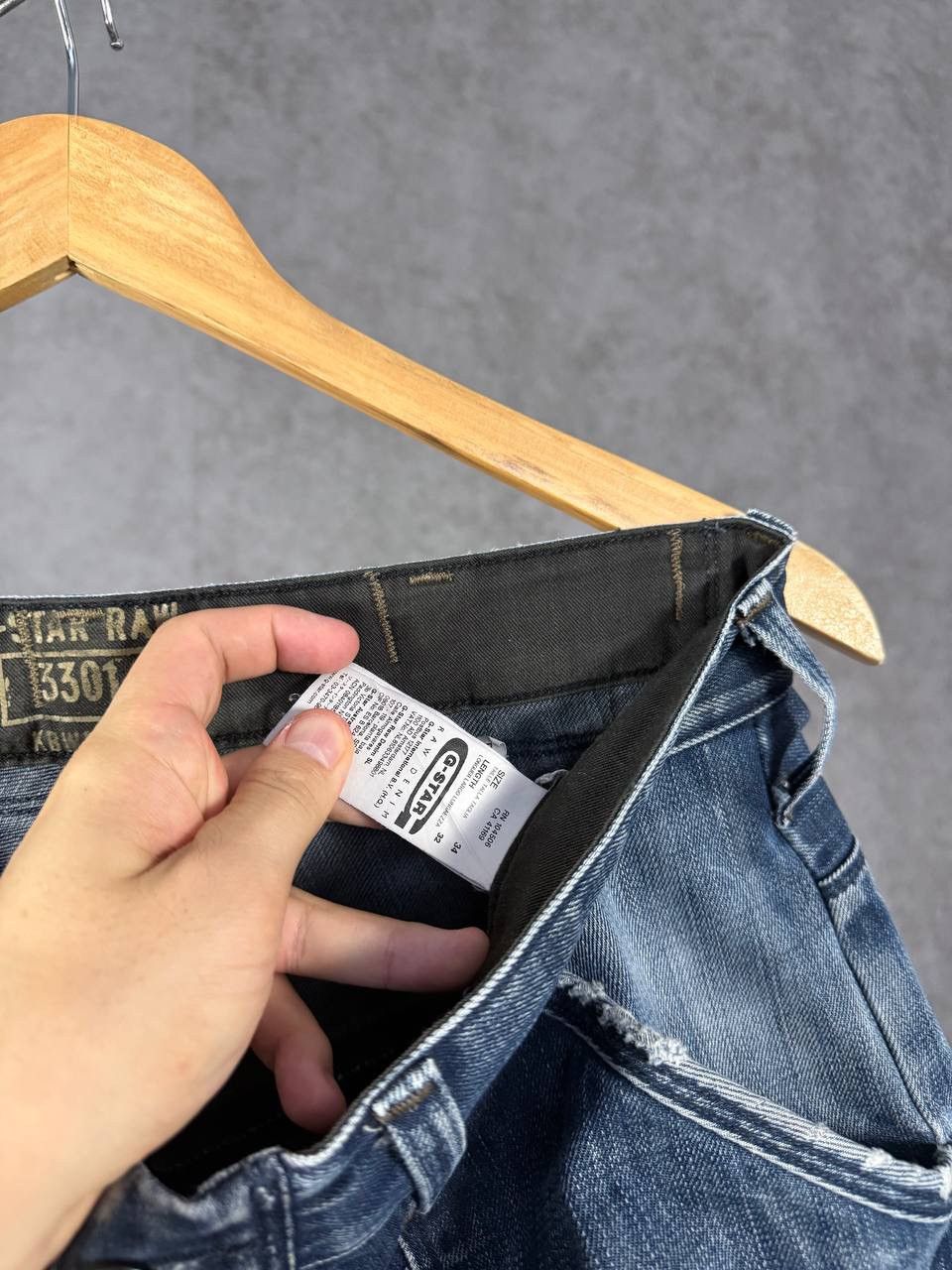 G-Star G Star Raw vintage designer biker jeans Size US 34 / EU 50 - 5 Thumbnail