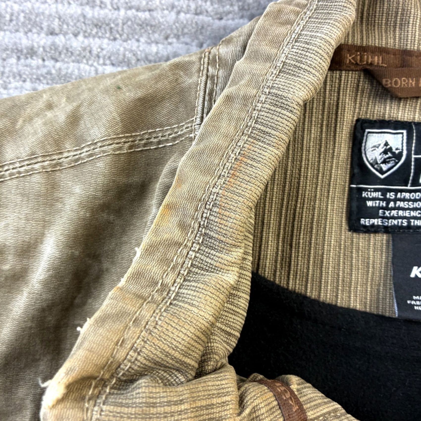 Vintage Kuhl Burr Vest Mens Small Vintage Patina Dye Fleece Lined Sleeveless Hiking Size US S / EU 44-46 / 1 - 7 Thumbnail