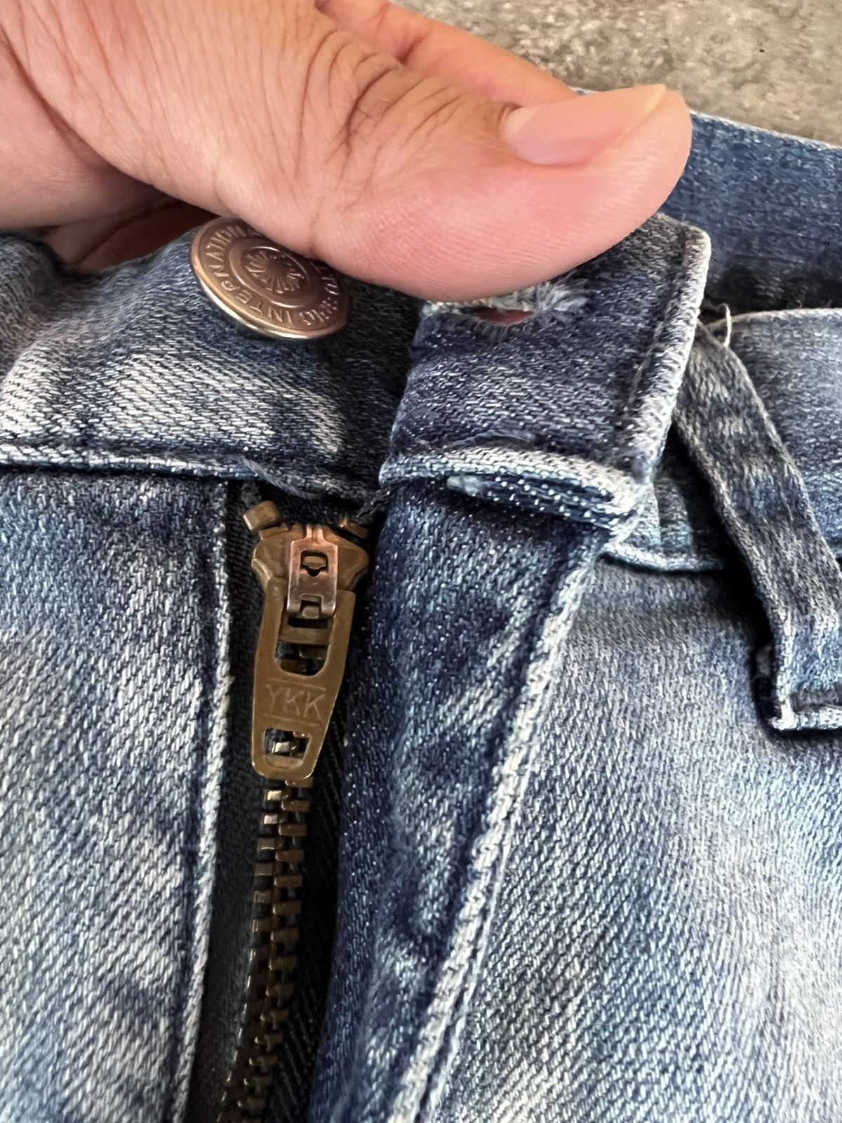 If Six Was Nine × Tornado Mart TORNADO MART FADED WASHED DISTRESS JEANS VERY RARE Size US 32 / EU 48 - 16 Thumbnail