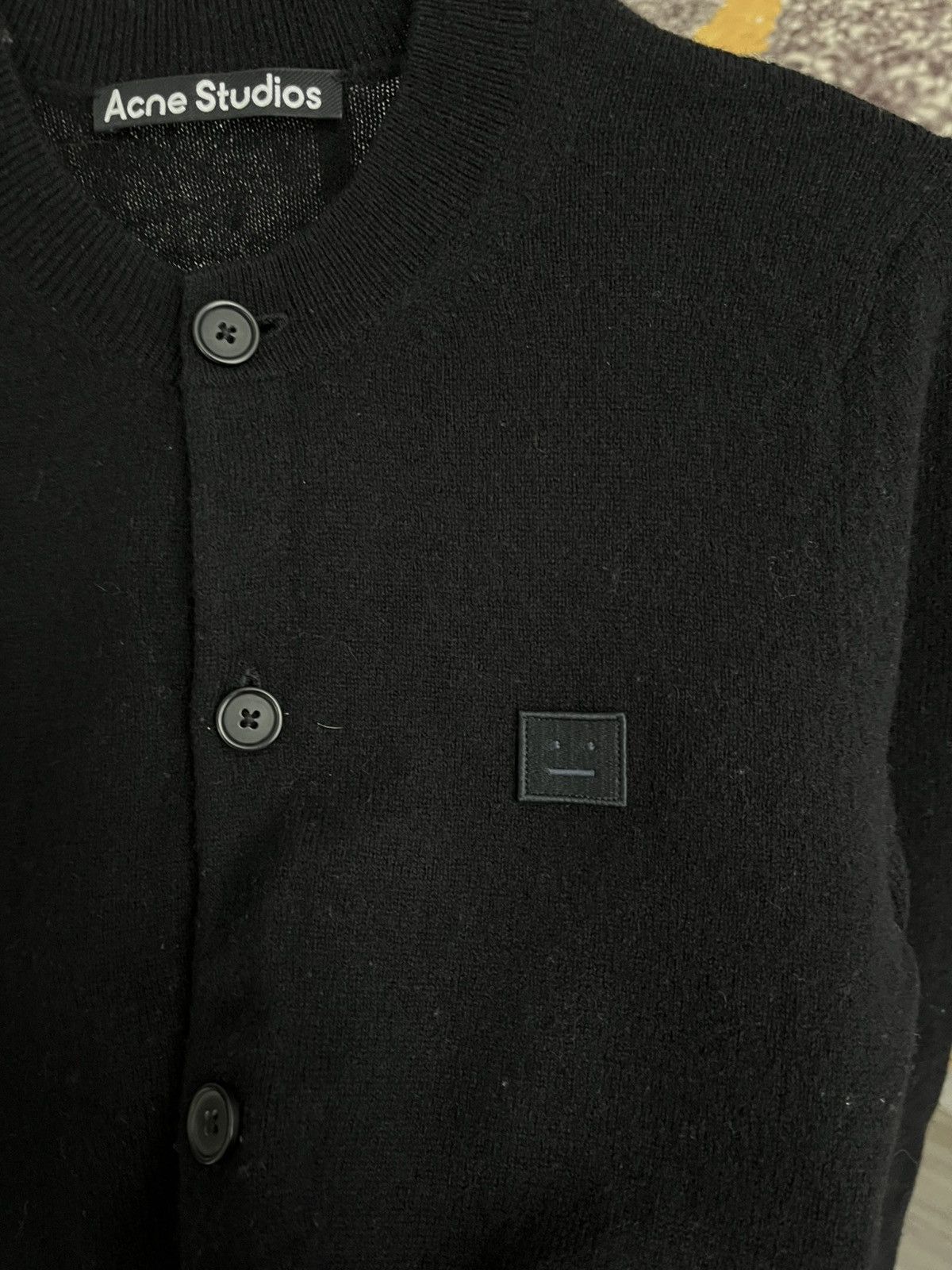 Acne Studios KEVA FACE SLIM FIT CARDIGAN acne studios Size XXS / US 00 / IT 34 - 3 Thumbnail
