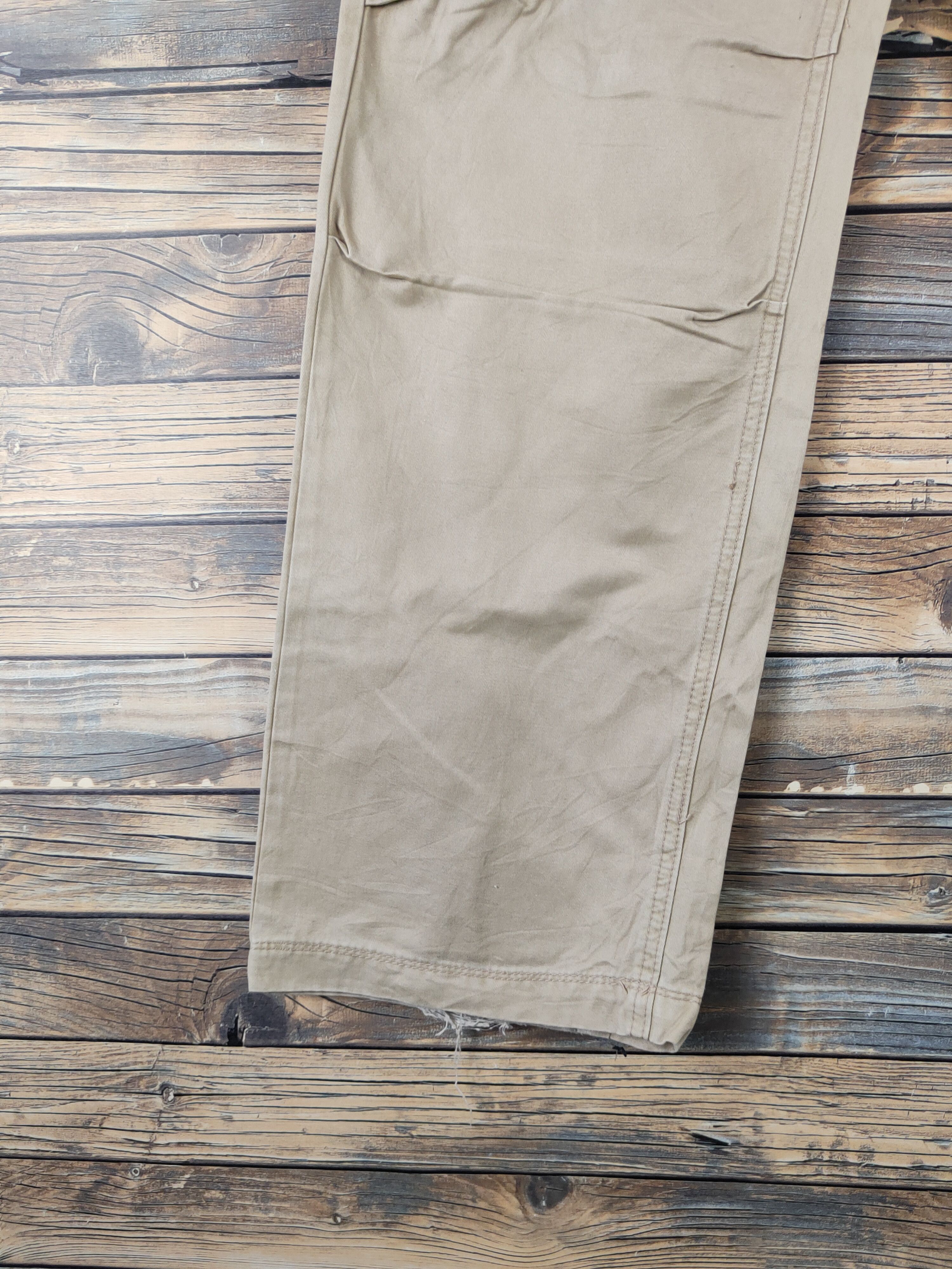 Japanese Brand DL Gap Beige Multipocket Tactical Cargo Pants #1357 Size US 34 / EU 50 - 4 Thumbnail