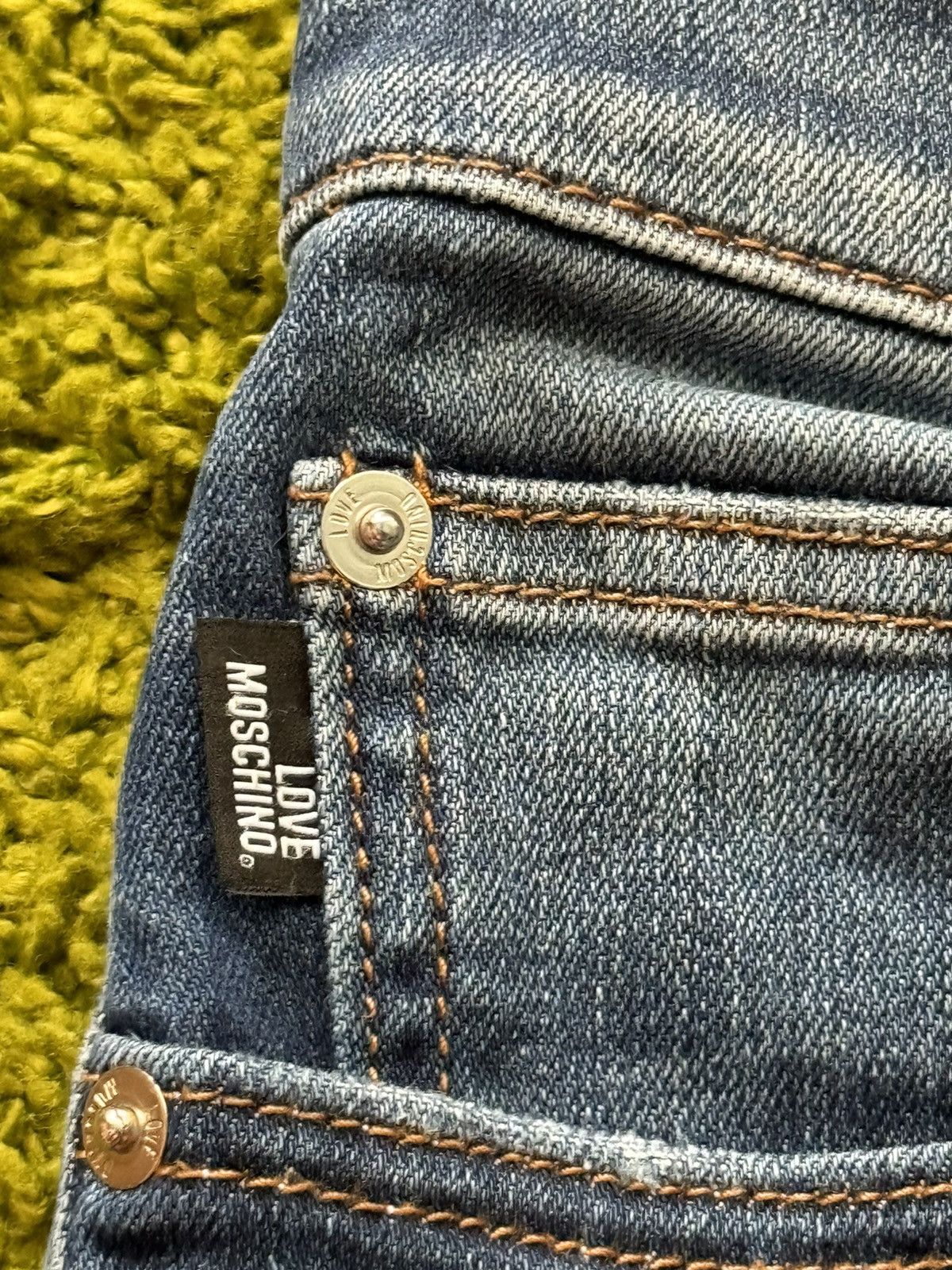 Designer × Moschino Moschino factory faded skinny jeans Size US 32 / EU 48 - 4 Thumbnail