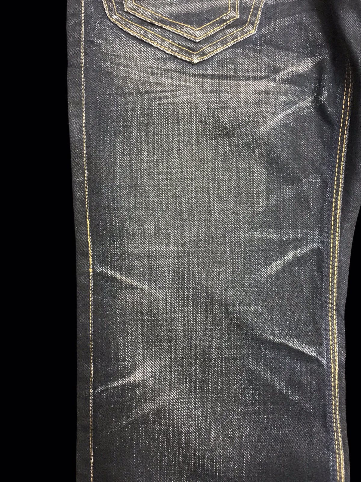 Japanese Brand 💥FLARE💥NCFM Stylish Fades Flare Bush Denim F115 Size US 34 / EU 50 - 9 Thumbnail