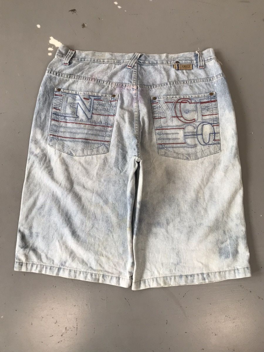 JNCO × Southpole × Vintage Vintage rare enyce spell out denim jort Size US 38 / EU 54 - 3 Thumbnail