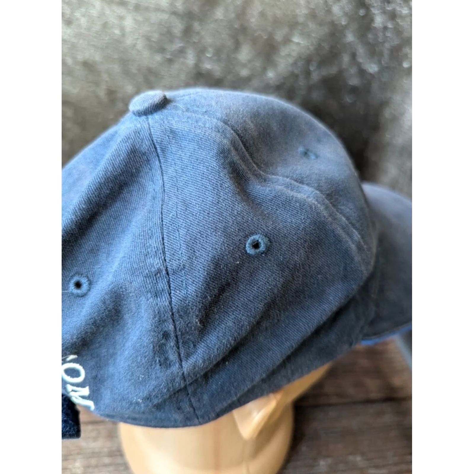 Vintage Blue Chip Feed Blue Baseball Cap Men One Size Blue Baseball Cap Size ONE SIZE - 5 Thumbnail