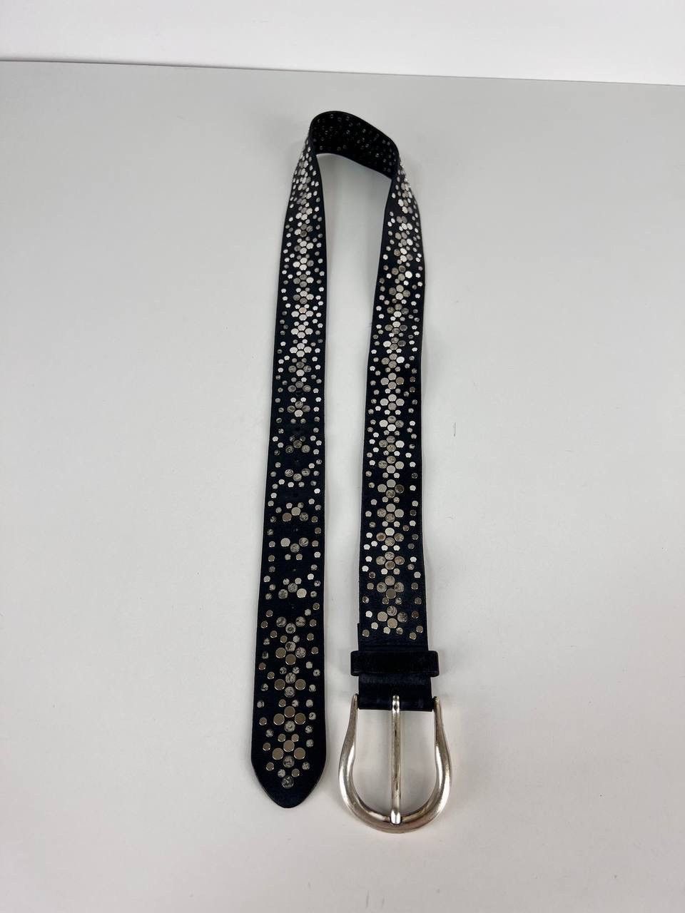 Other Avant Garde vintage metal leather belt Size ONE SIZE - 2 Thumbnail