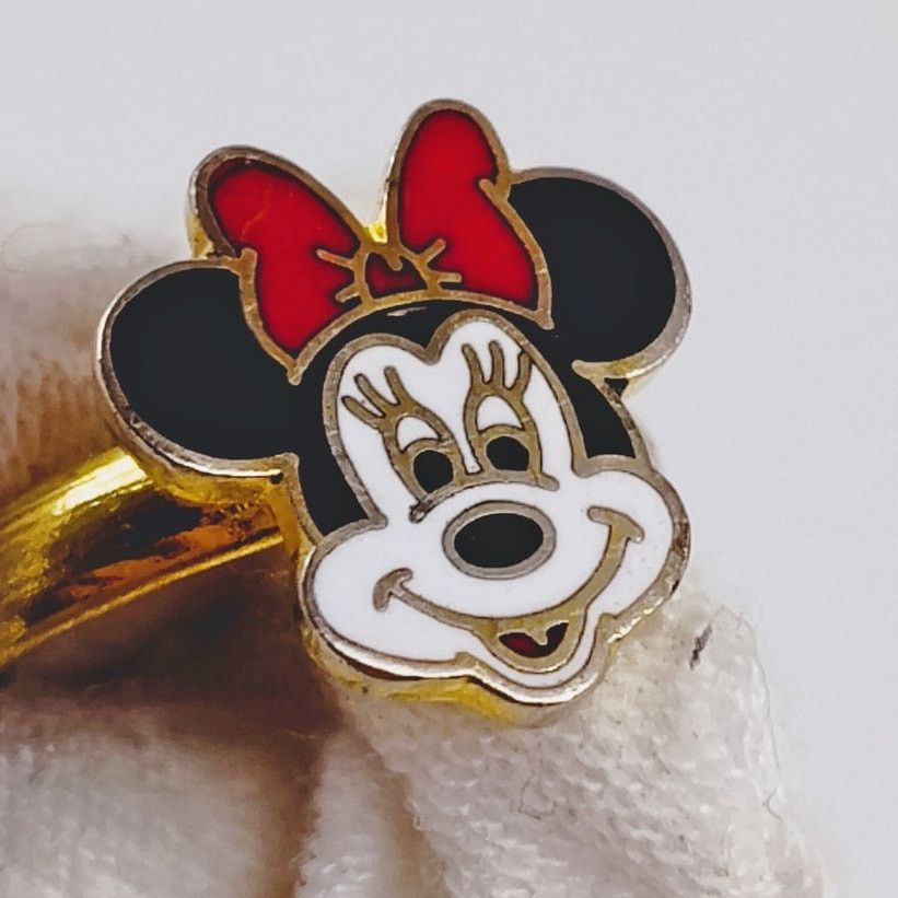 Disney Disney Minnie Mouse Vintage Gold Ring Classic Design RARE Size ONE SIZE - 3 Thumbnail