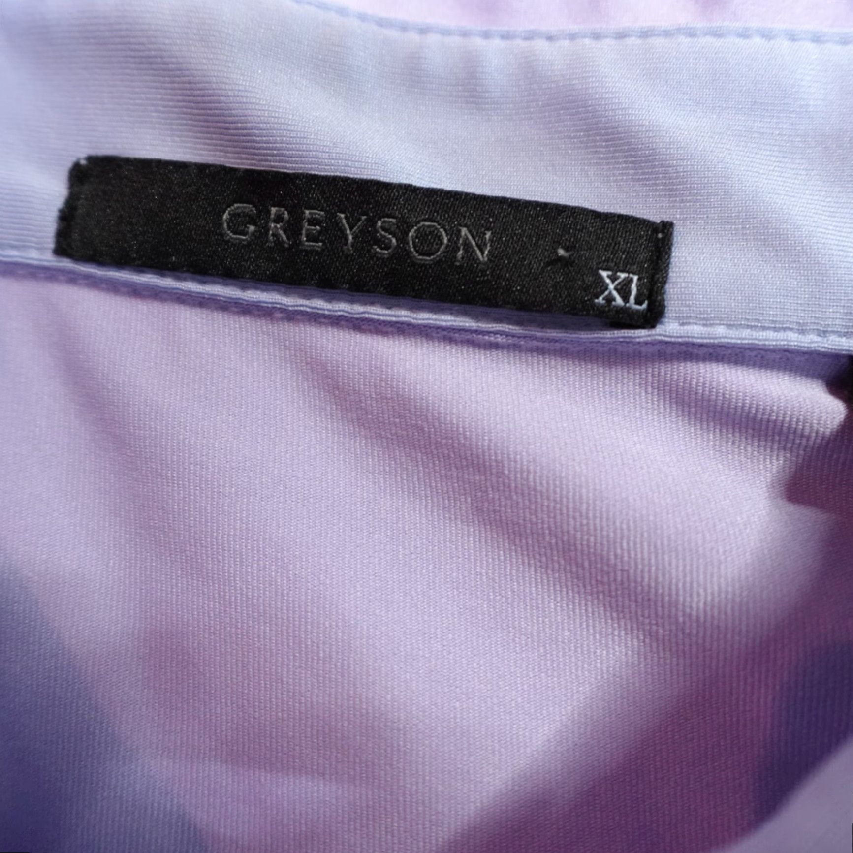Vintage Greyson Polo Shirt XL Purple Solid Collar Golf Mens - Palm Activewear Shirt Polo Embroidered Framingham Country Club (Blue) Size US XL / EU 56 / 4 - 4 Thumbnail