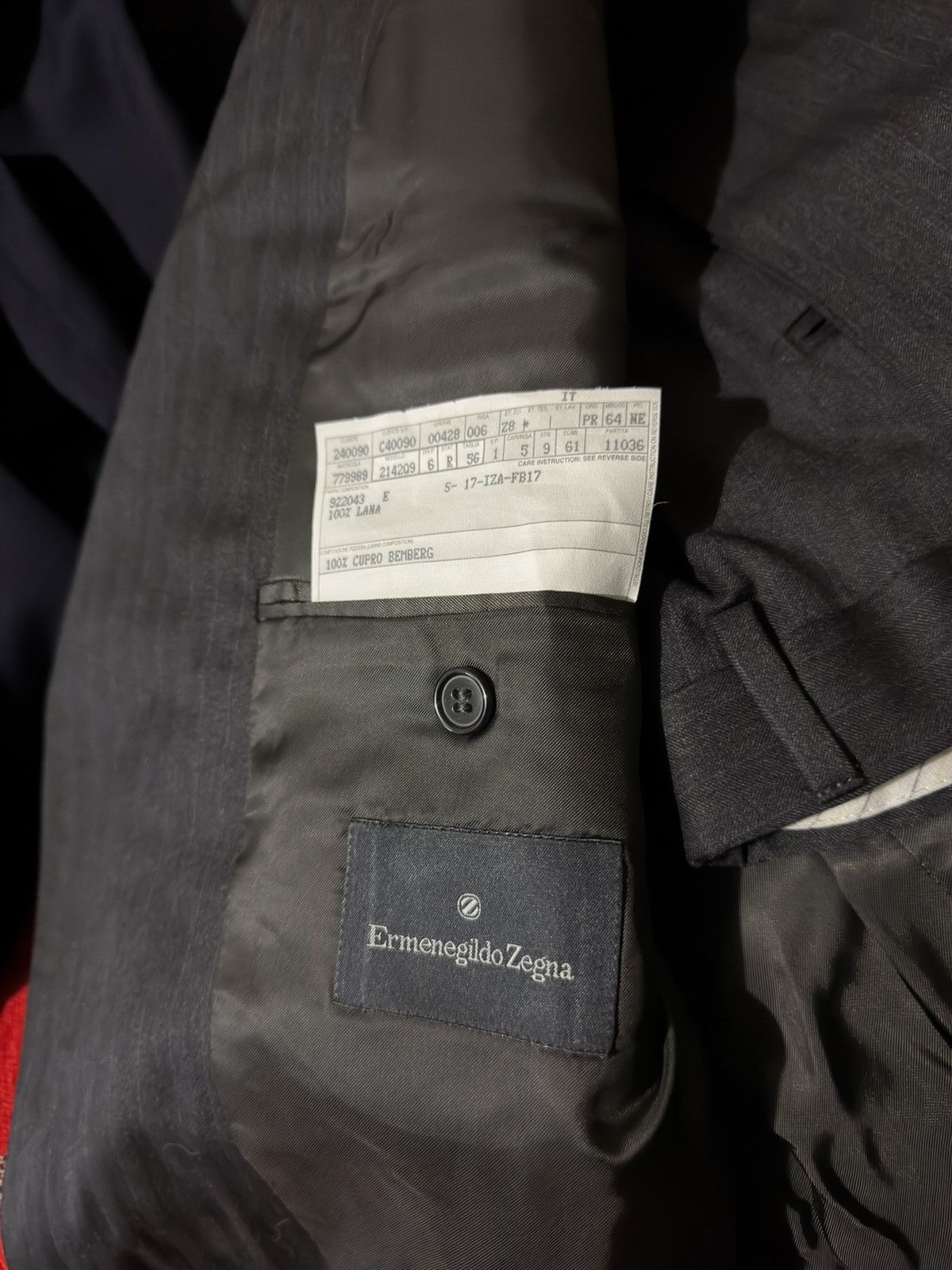 Ermenegildo Zegna Ermenegildo Zegna Pinstripe Suit - 100% Wool Size 46R - 6 Thumbnail