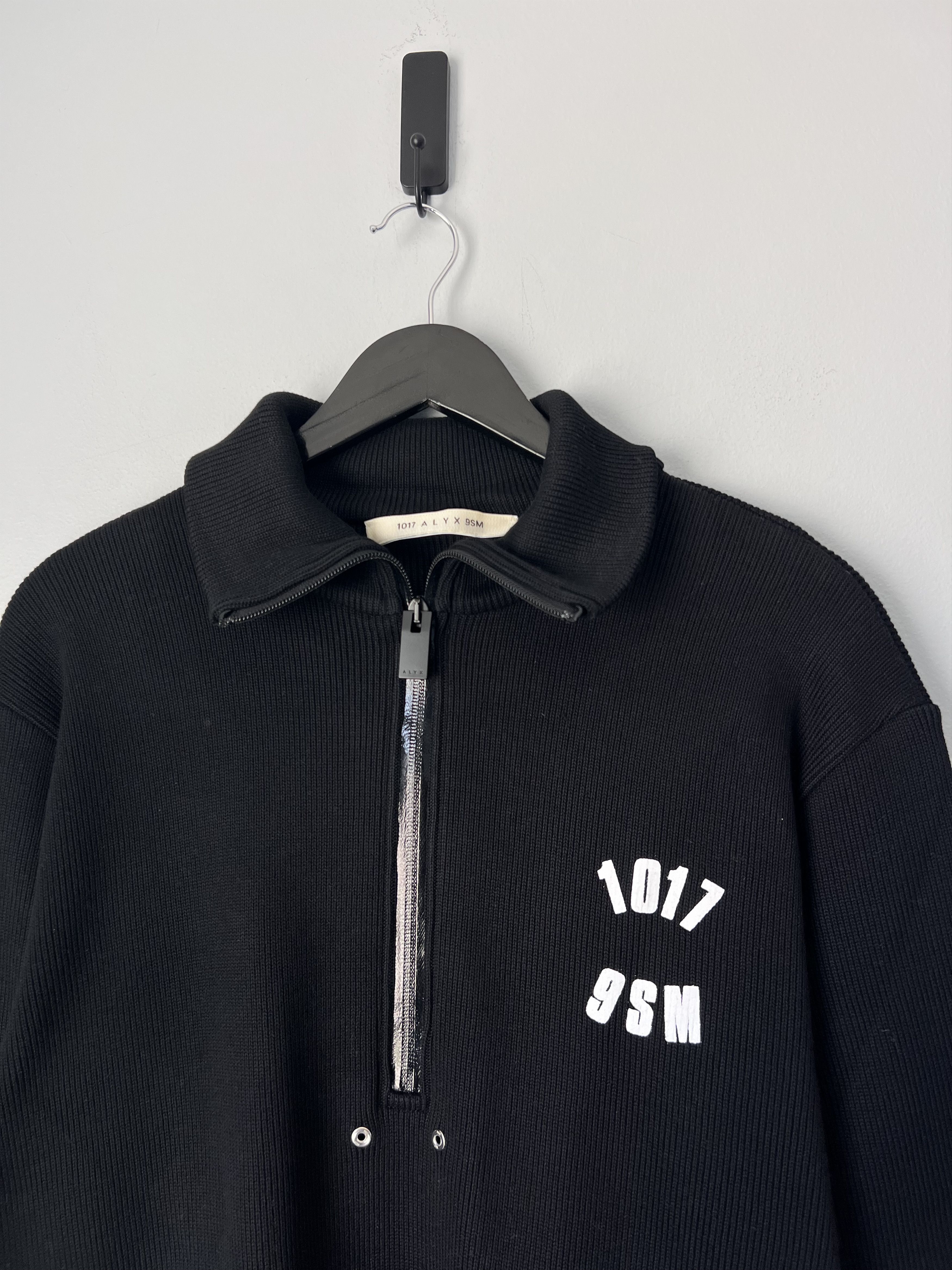 1017 ALYX 9SM 1017 Alyx 9SM Long Sleeve Knitted Polo in Black Size US XL / EU 56 / 4 - 2 Thumbnail