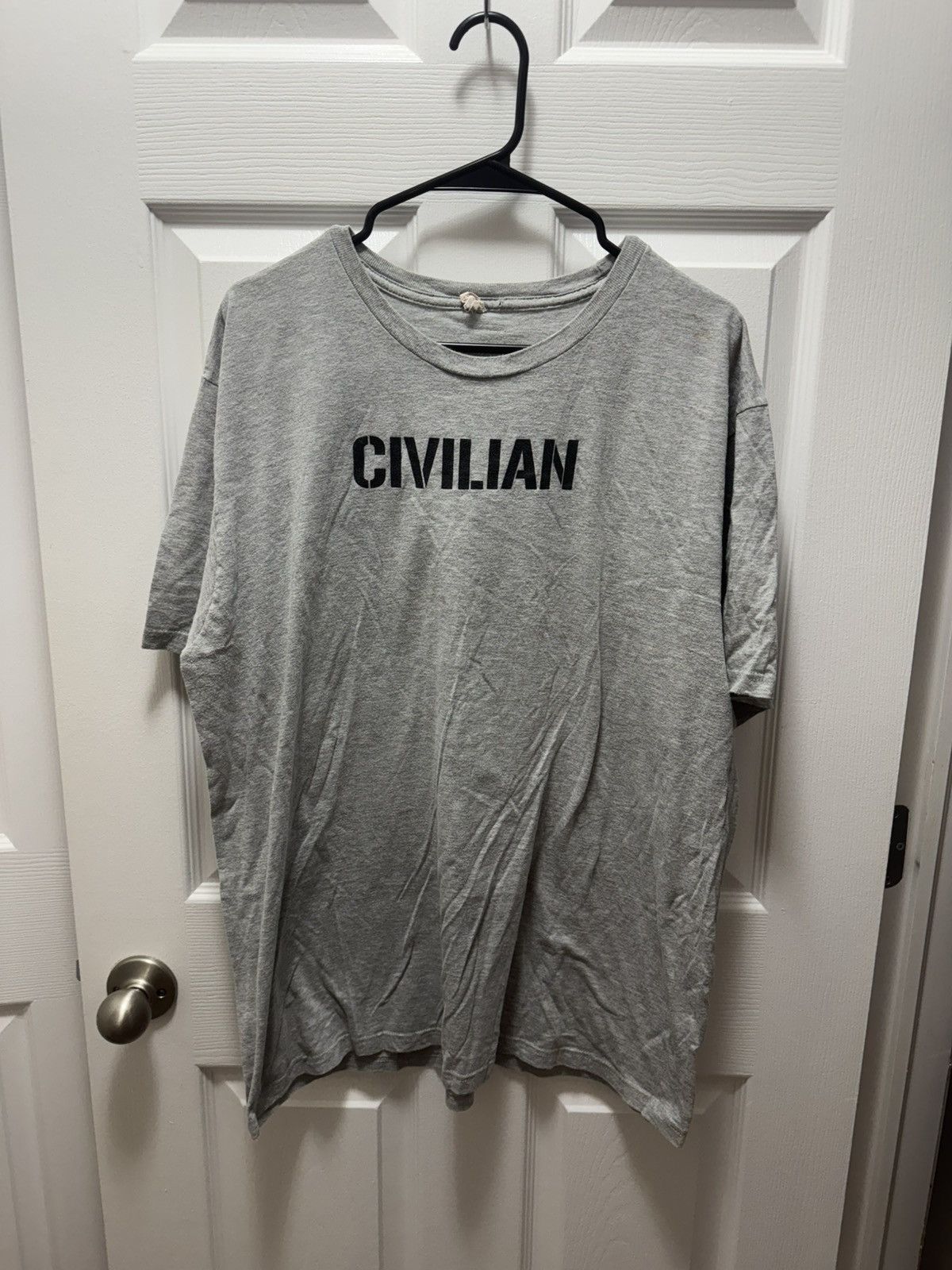 Anvil Anvil Vintage Military Army Civilian Shirt Grey Size US XL / EU 56 / 4 - 1 Thumbnail