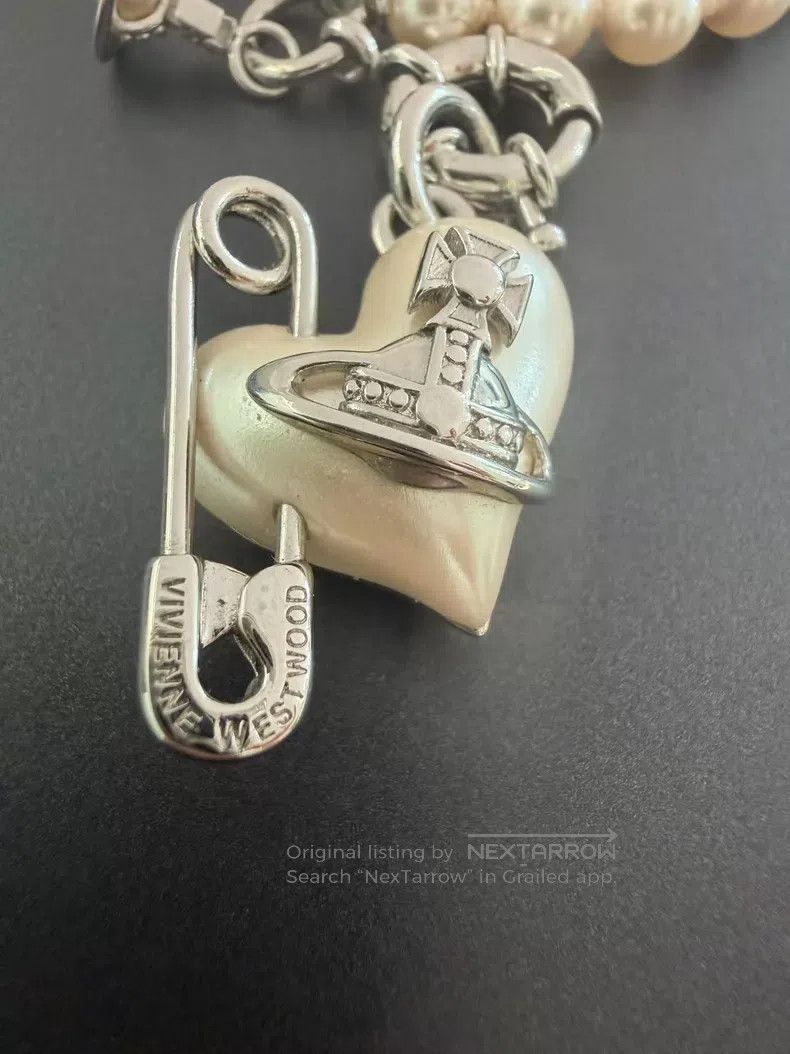 Vivienne Westwood Vivienne Westwood Saturn Pearl Necklace Size ONE SIZE - 2 Thumbnail