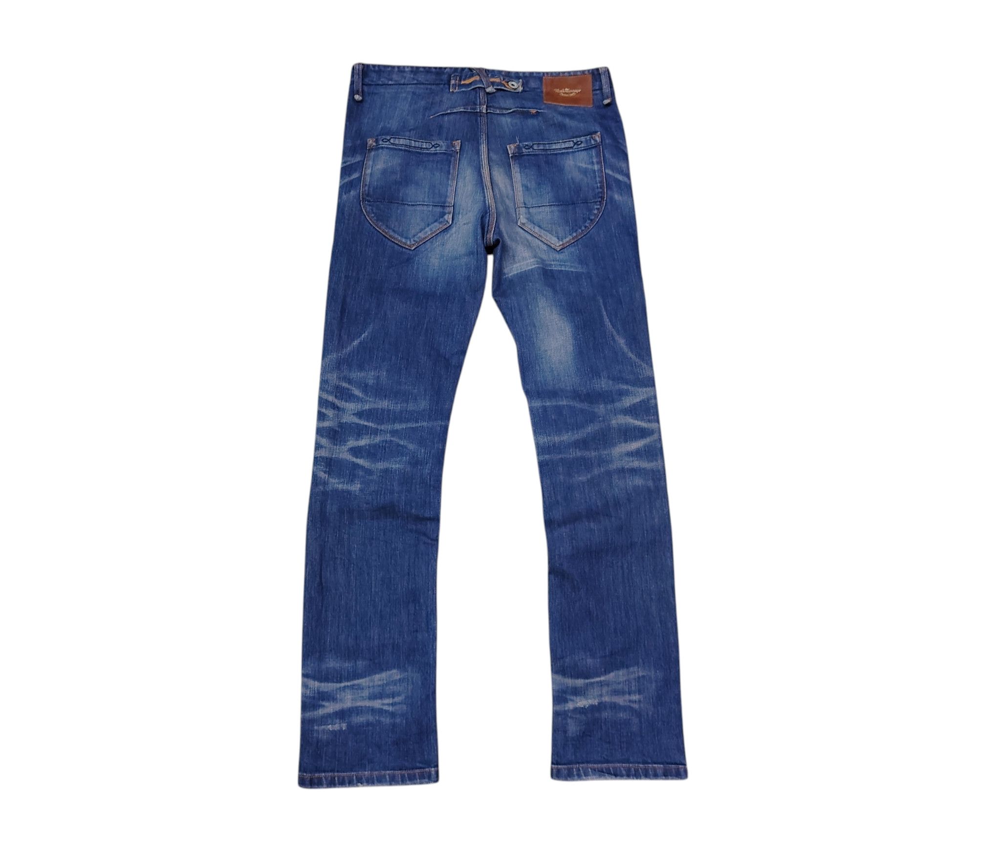 Japanese Brand bark tannage japan jeans Size US 33 - 3 Thumbnail
