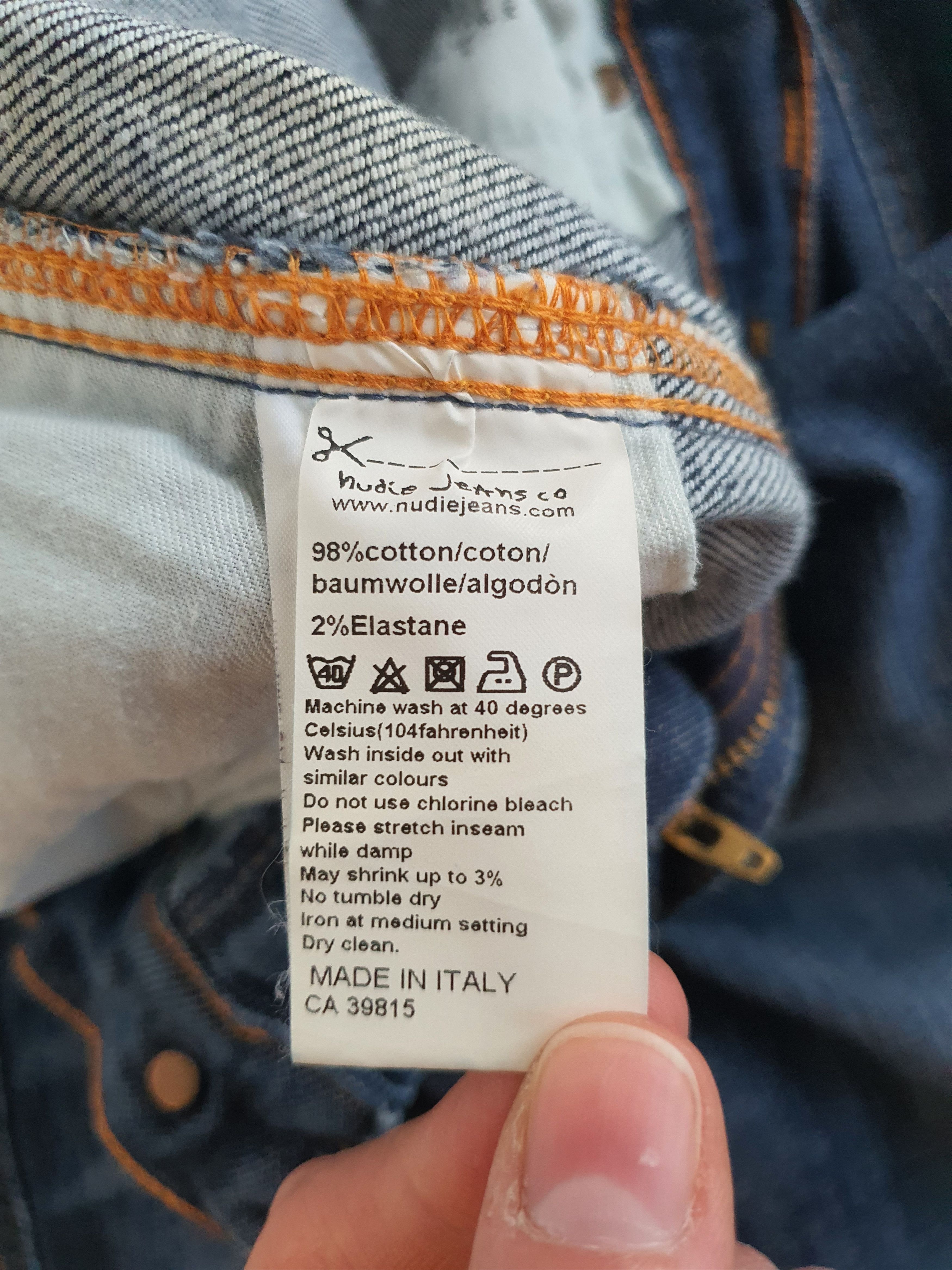 Nudie Jeans 'SLIM JIM COLD DENIM' Jeans (NJ2166) - Sz W32 L29 Size US 32 / EU 48 - 8 Thumbnail