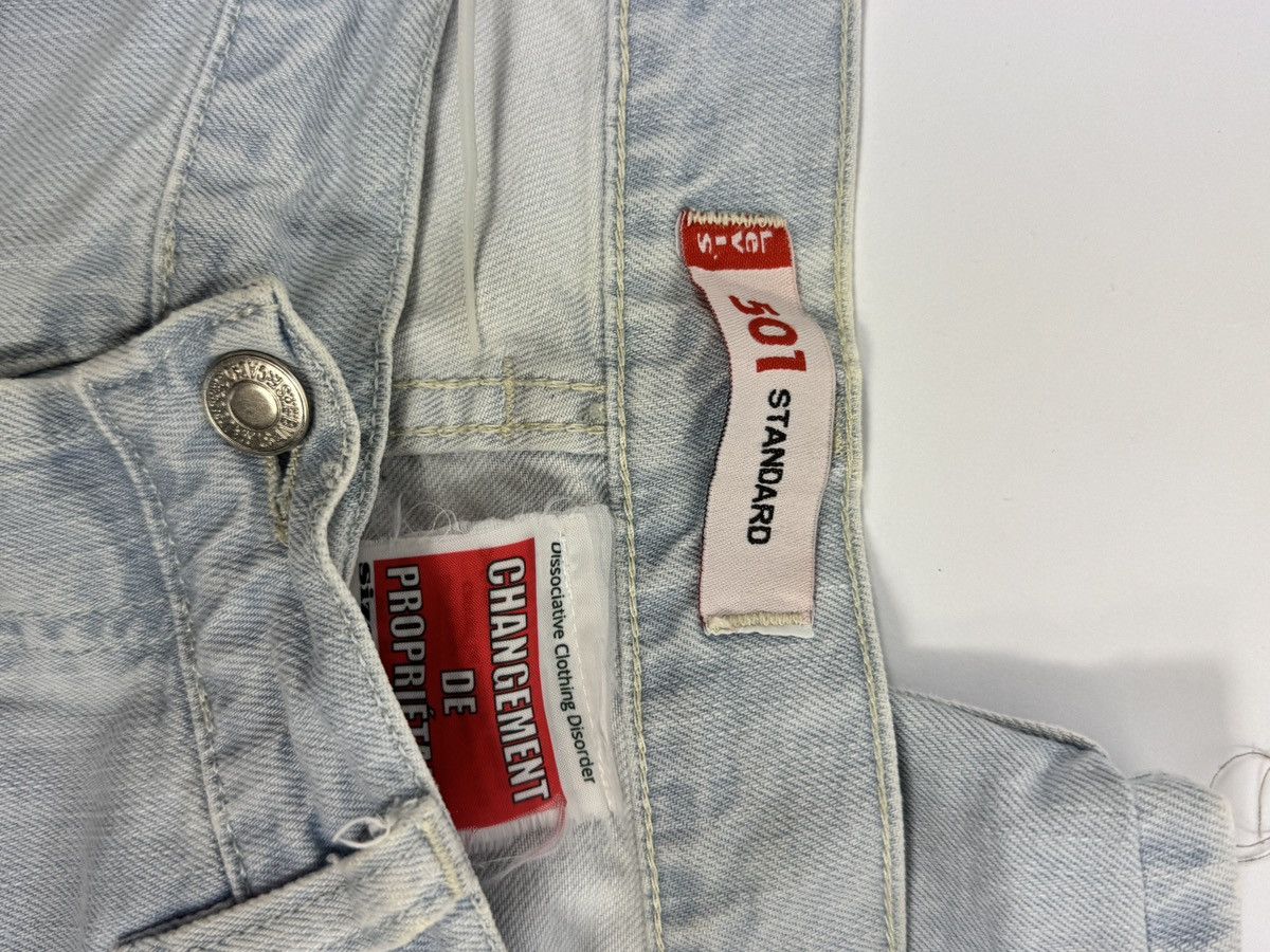 Levi's COUCOU BEBE CHANGEMENT DE PROPEIETAIRE DISTRESSED JEANS Size US 36 / EU 52 - 7 Thumbnail