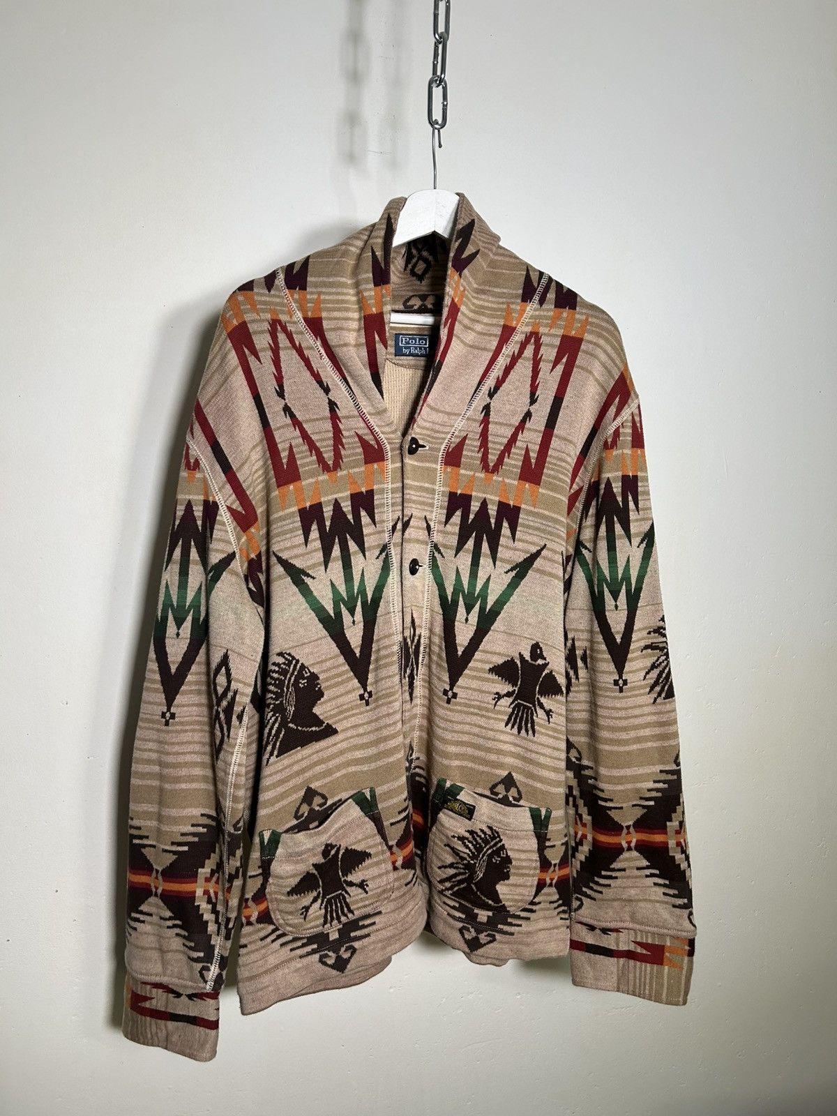 Ralph Lauren VINTAGE Polo Ralph Lauren Native Southwestern Pattern Size US L / EU 52-54 / 3 - 1 Thumbnail