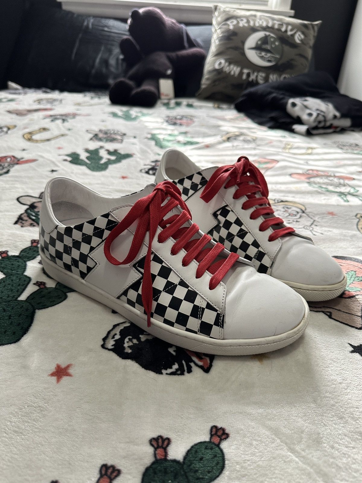 Amiri Checkered Viper Low Sneakers Size US 9 / EU 42 - 1 Thumbnail