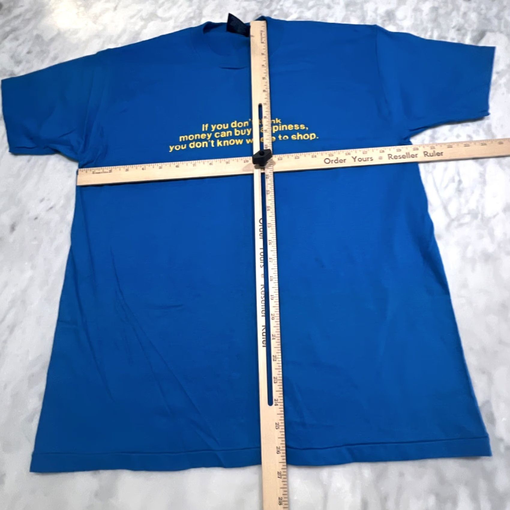 Vintage VINTAGE Sneakers T-Shirt XL Crew Neck Short Sleeve USA Stitch Graphic Print Blue Mens 1980s Size US XL / EU 56 / 4 - 6 Thumbnail