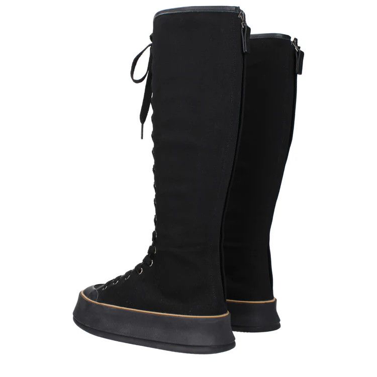 Max Mara ob1o1e1124 Fabric Boots in Black Size US 6 / IT 36 - 4 Thumbnail