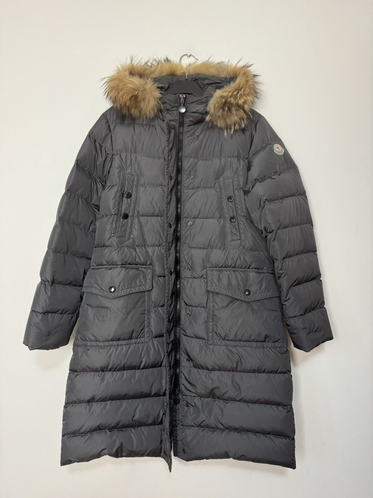 Moncler Moncler Merin Giubbotto Coat Down Puffer Parka Jacket Fur Size L / US 10 / IT 46 - 6 Thumbnail