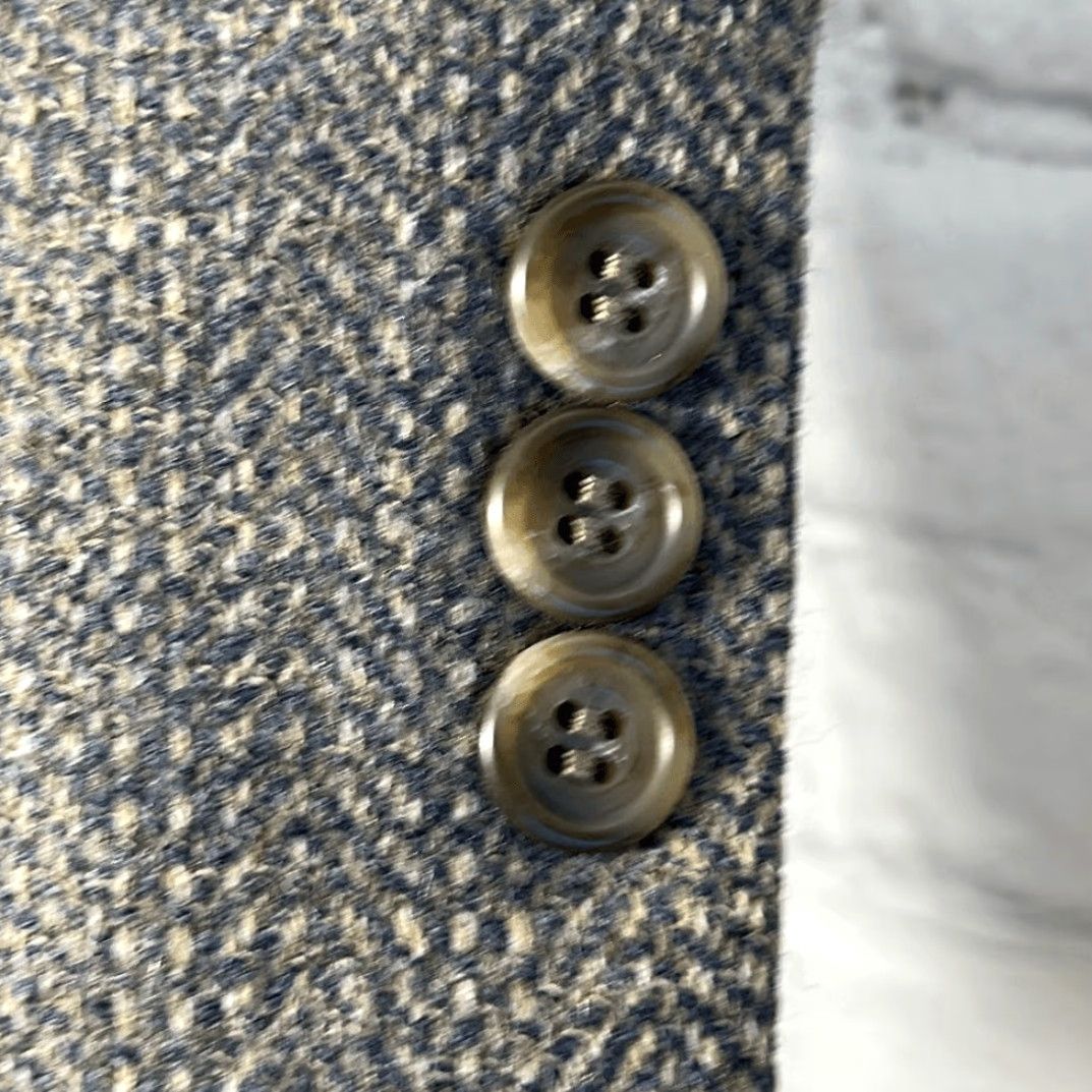 Jos. A. Bank VINTAGE Jos. A. Bank Wool Tweed Blazer Sport Coat Women 6 Regular Tan USA Grandmacore Size M / US 6-8 / IT 42-44 - 5 Thumbnail