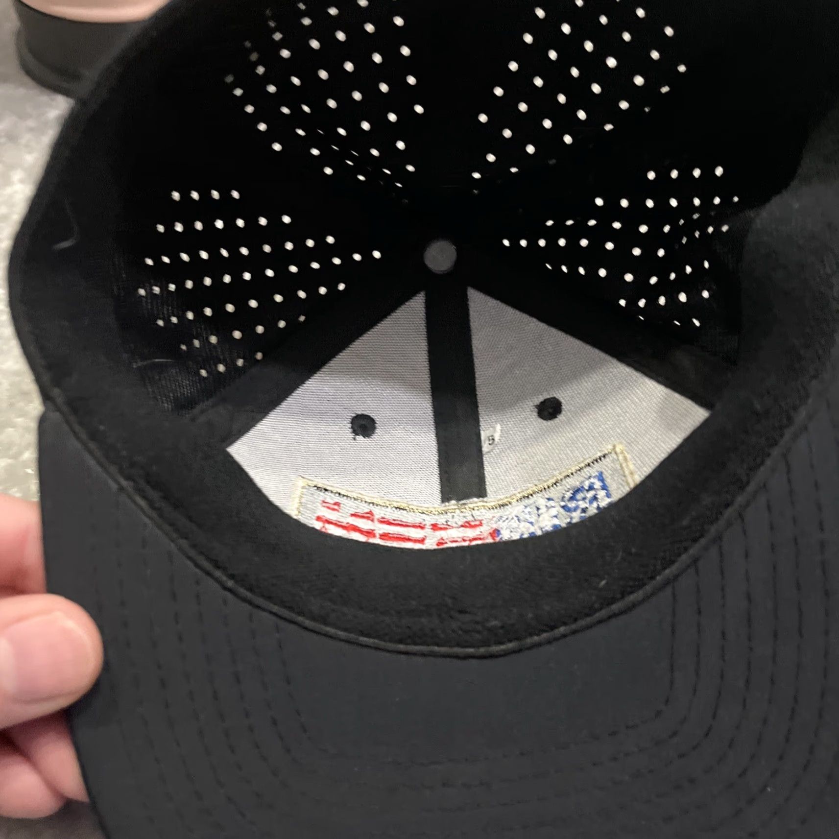 Vintage RIPKEN Baseball Hat XS Black Red White Blue Flag Patch Domeheadwear P3 XXX Size ONE SIZE - 5 Thumbnail