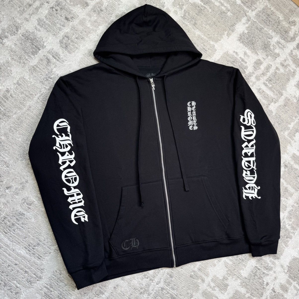 Chrome Hearts Chrome Hearts Olive Green Thermal Zip Up Hoodie Ynot