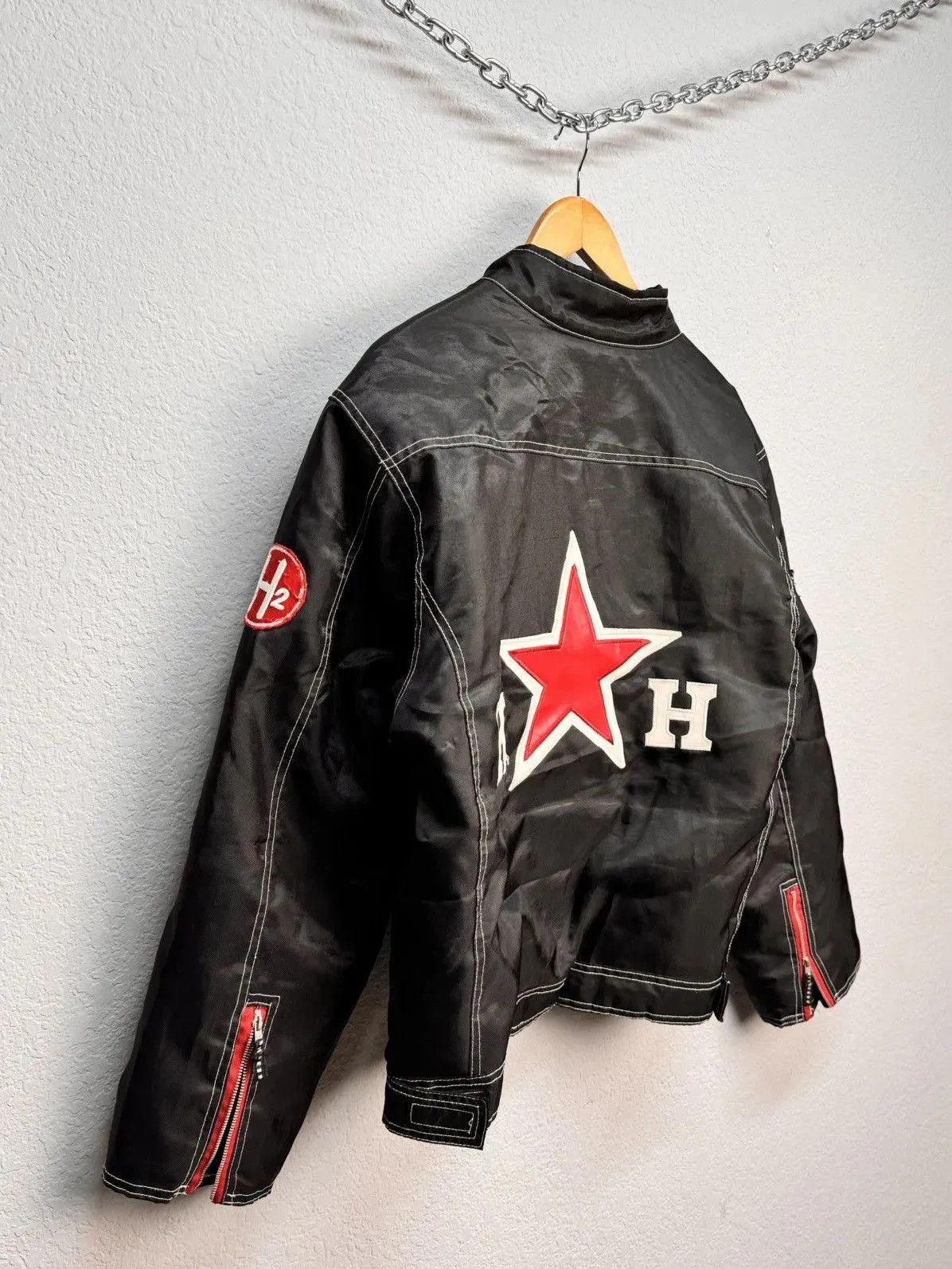 Harley Davidson Harrison Racing Jacket Big Star Nascar Ferrari bomber F1 Size US XL / EU 56 / 4 - 13 Thumbnail