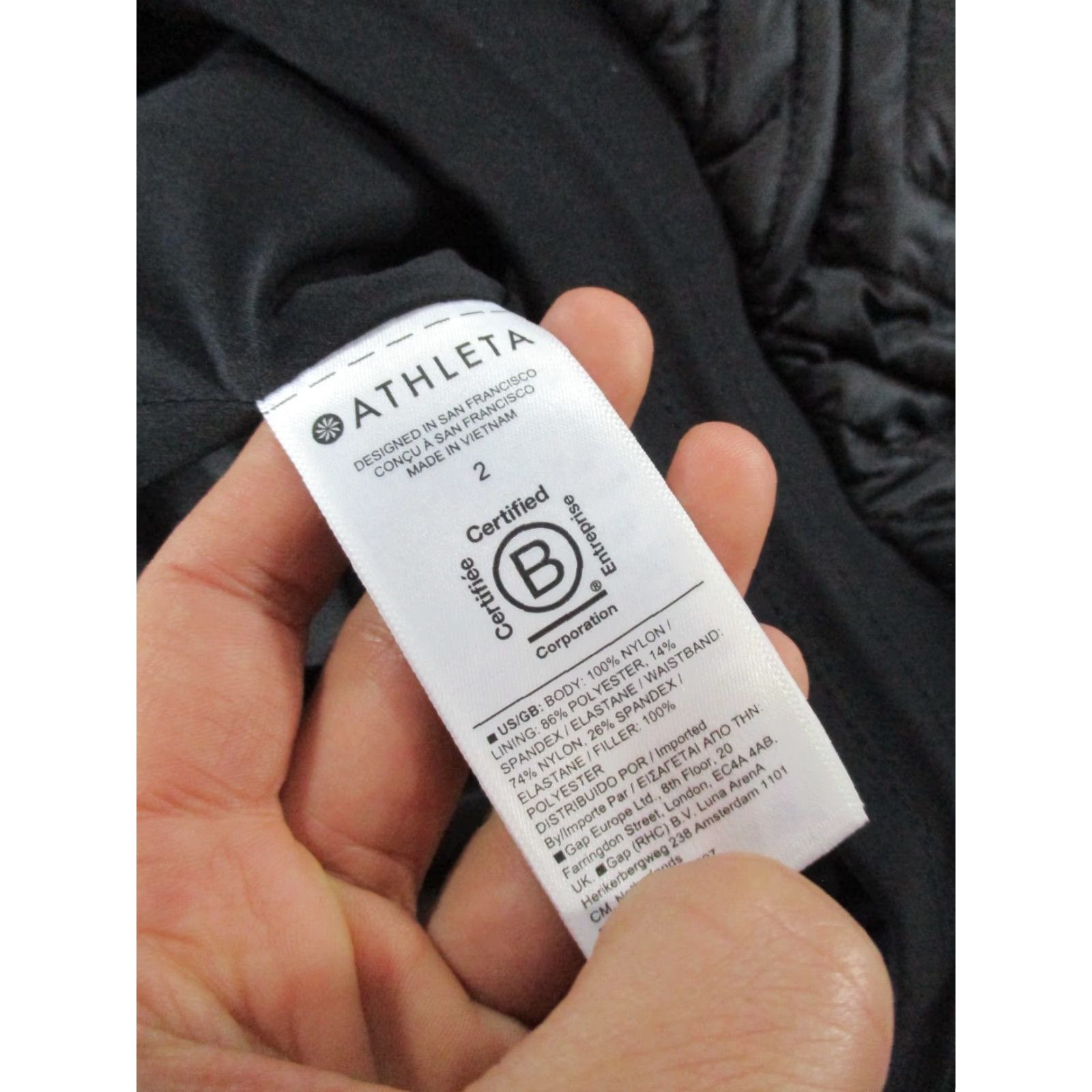 Athleta Athleta Womens 2 Black Quilted Insulated Apres Ski Shorts Sweat Skiing Activewear Casual Travel Size 26" / US 2 / IT 38 - 7 Thumbnail