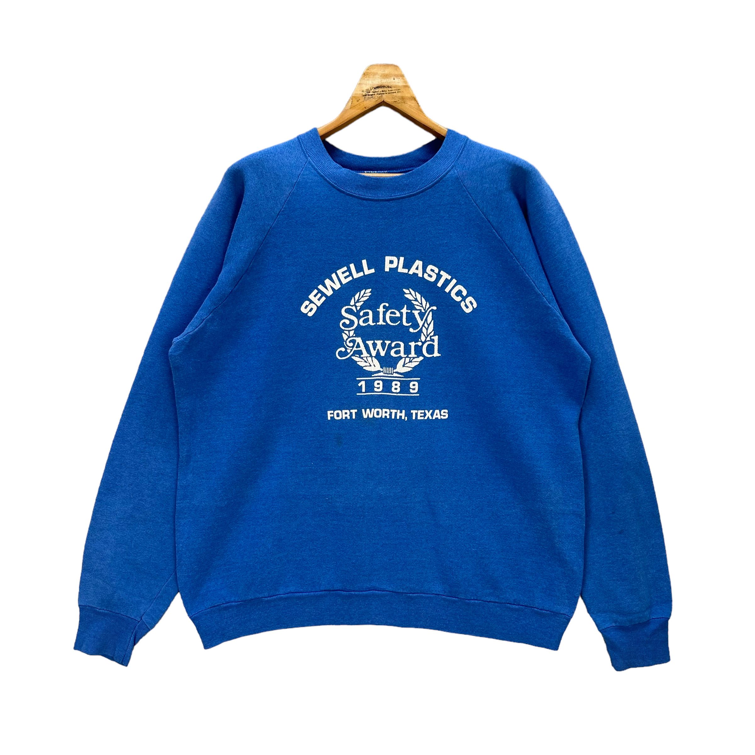 Fruit Of The Loom 1989 SEWELL PLASTICS SAFETY AWARD SWEATSHIRTS #8585-016 Size US XXL / EU 58 / 5 - 1 Thumbnail