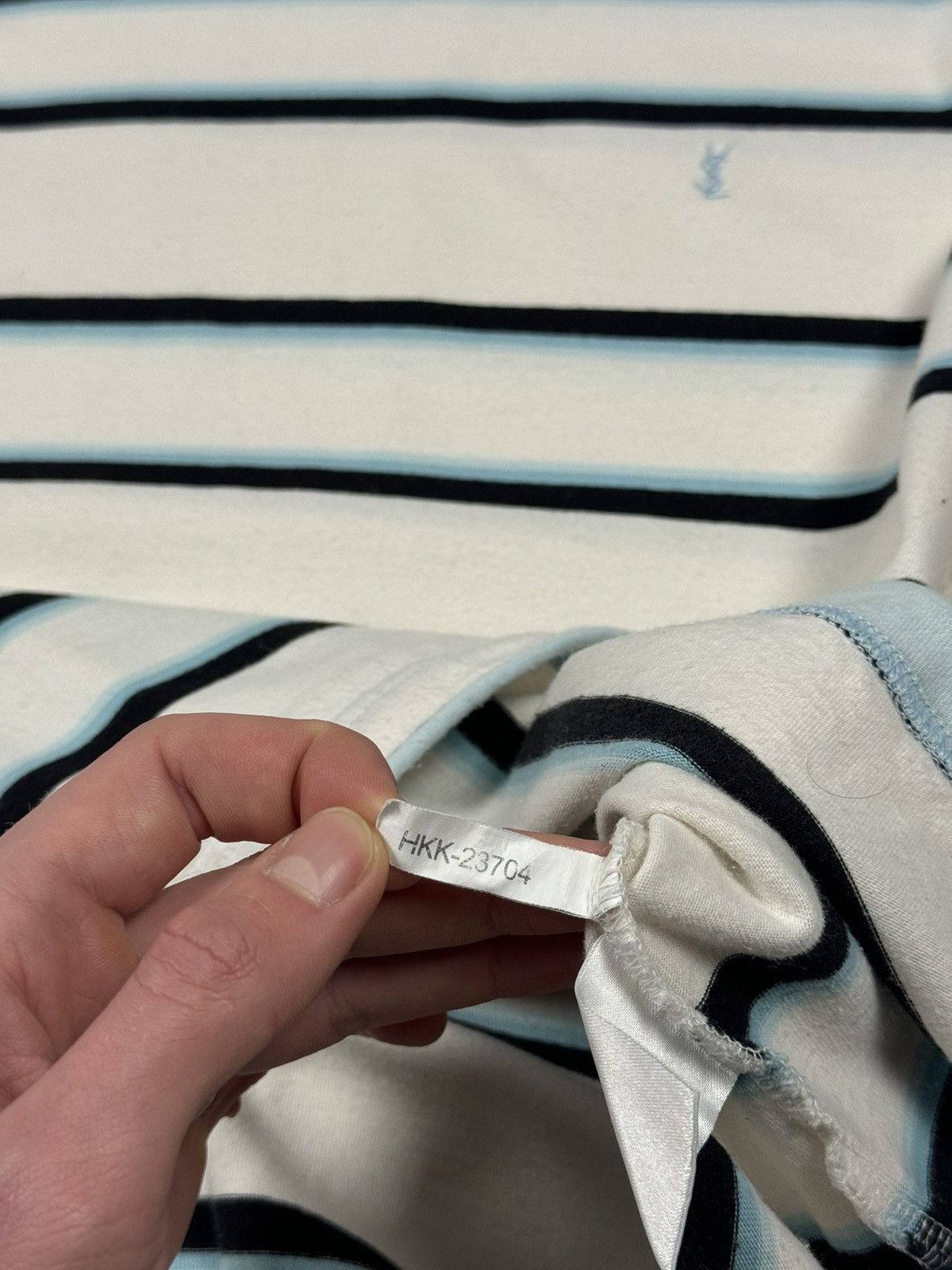 Yves Saint Laurent Vintage Yves Saint Laurent Striped T-Shirt Size M Size US M / EU 48-50 / 2 - 9 Thumbnail