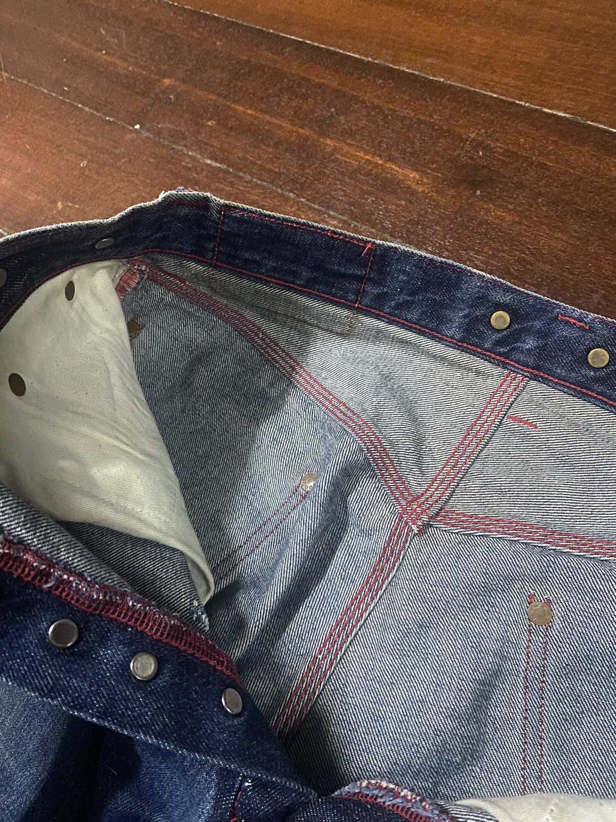 Studio D'Artisan studio d'artisan 480 tokushima denim selvedge distressed Size US 30 / EU 46 - 19 Thumbnail