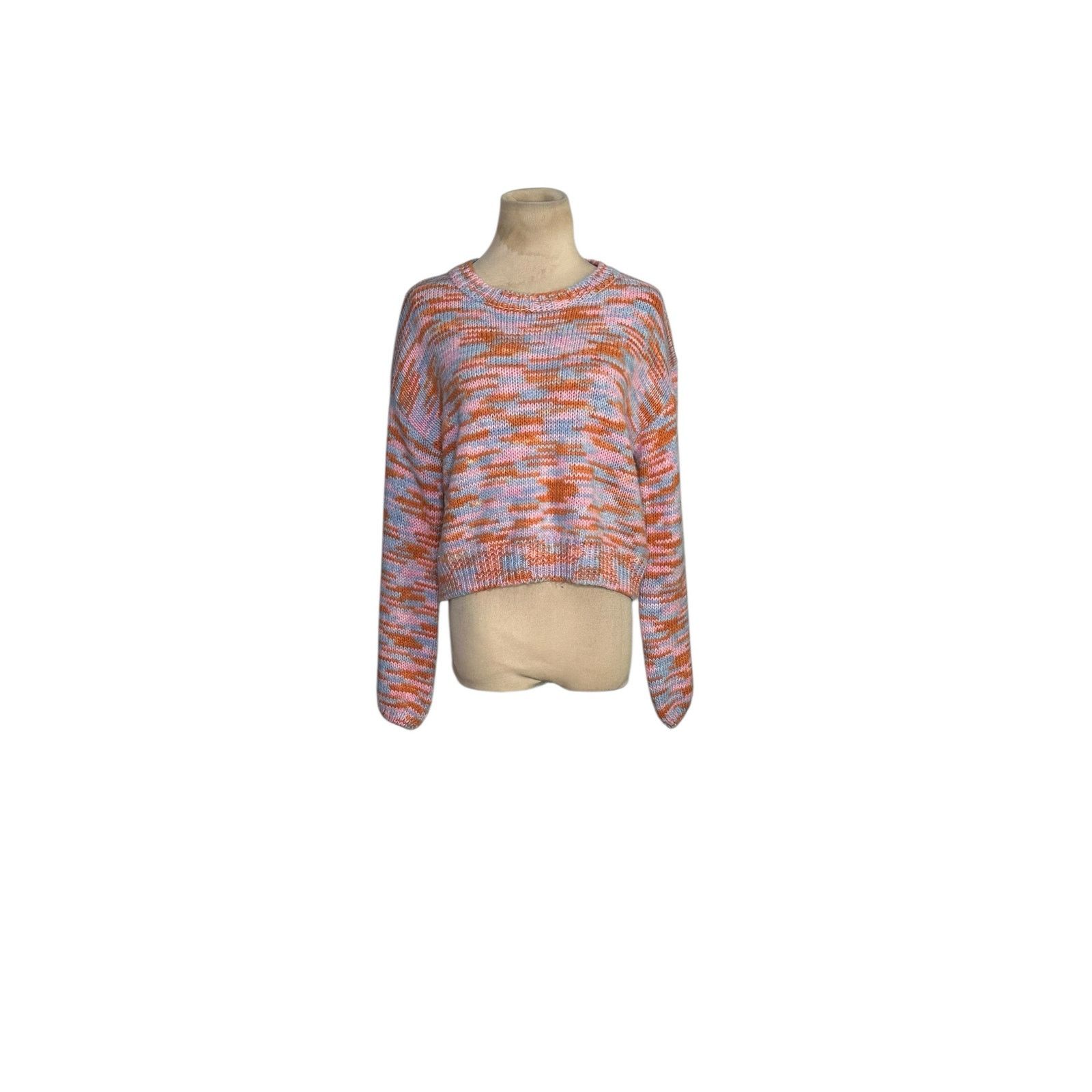 Shein Shein pink blue orange stripes sweater size Small Size XS / US 0-2 / IT 36-38 - 9 Thumbnail
