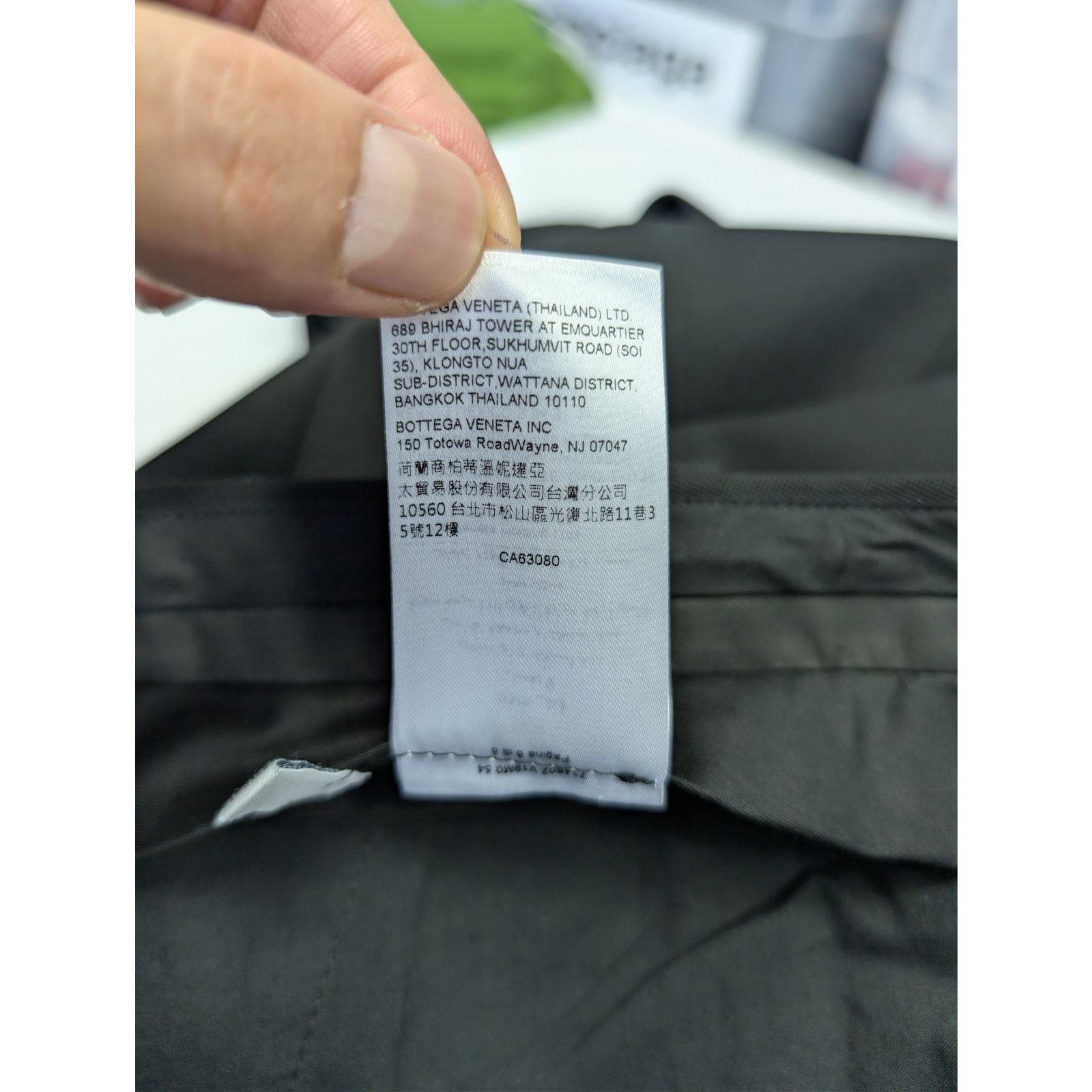 Bottega Veneta o1rshd1 Grain De Poudre Stretch Trousers / Casual Pants Size US 38 / EU 54 - 20 Thumbnail