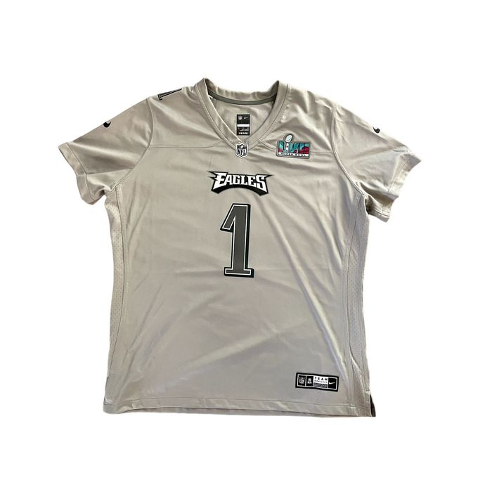 Philadelphia Eagles Nike Game Road Jersey - White - Jalen Hurts - Mens