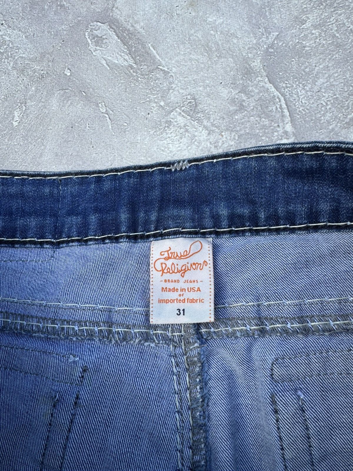 True Religion Vintage True Religion Made in USA Skini Jeans Size 31" - 8 Thumbnail