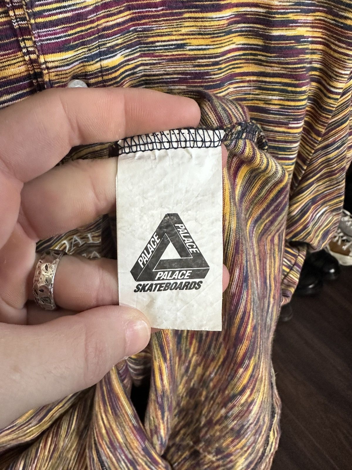 Palace Space yarn “Palace Jeans” embroidered polo shirt Size US S / EU 44-46 / 1 - 9 Thumbnail