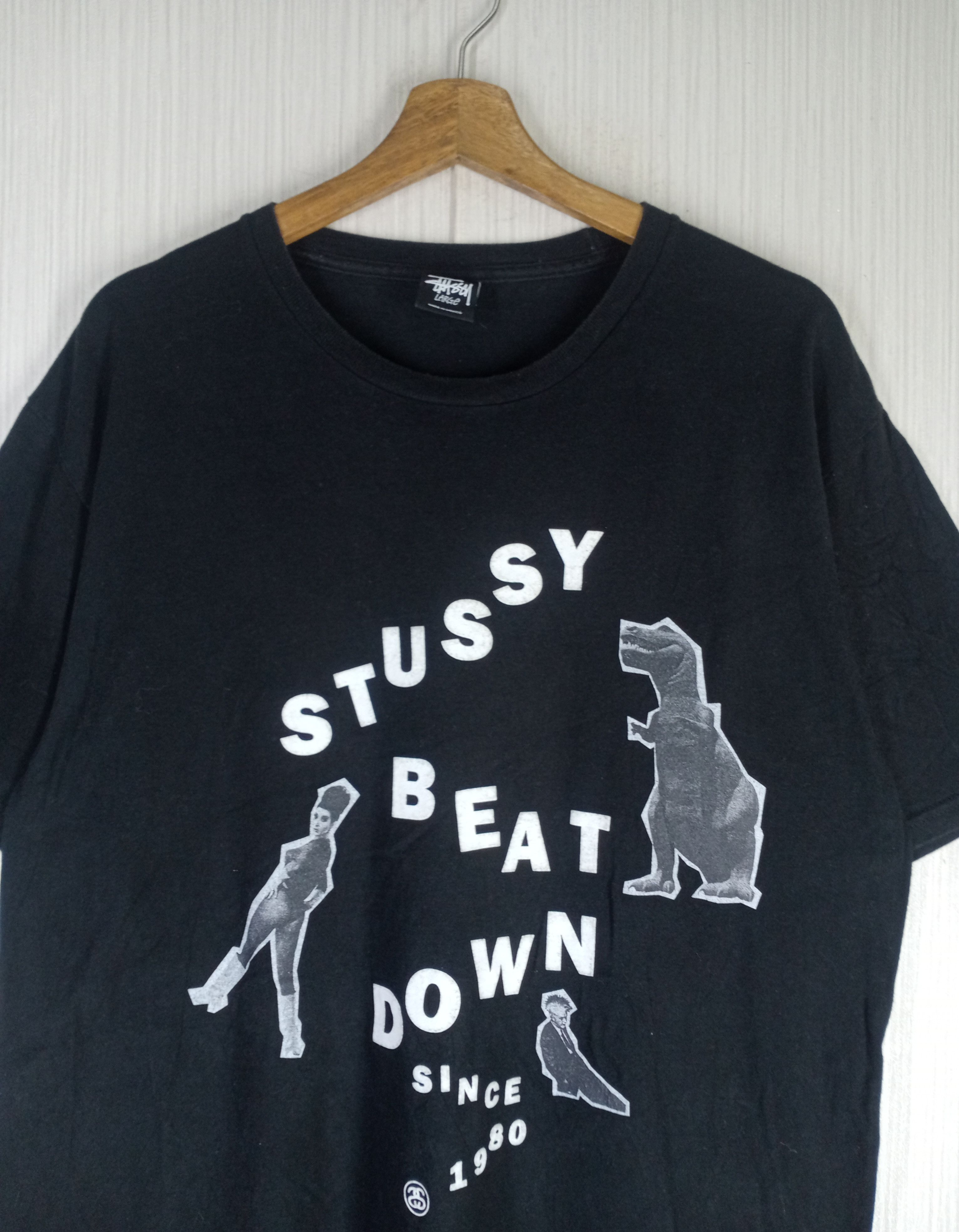 Stussy Rare Vintage Stussy Beatdown Since 1980 Tshirt Size US L / EU 52-54 / 3 - 3 Thumbnail