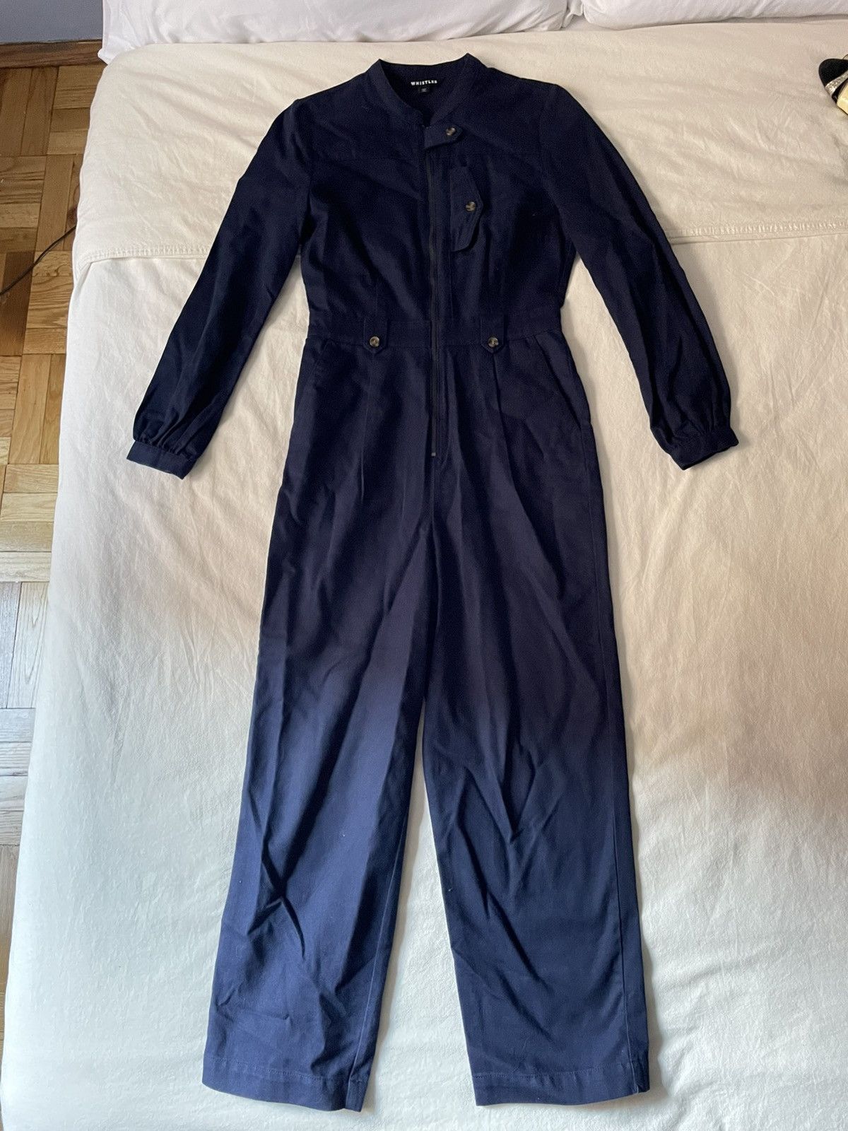 Whistles Whistles Navy Boiler Suit Size 27" / US 4 / IT 40 - 1 Thumbnail
