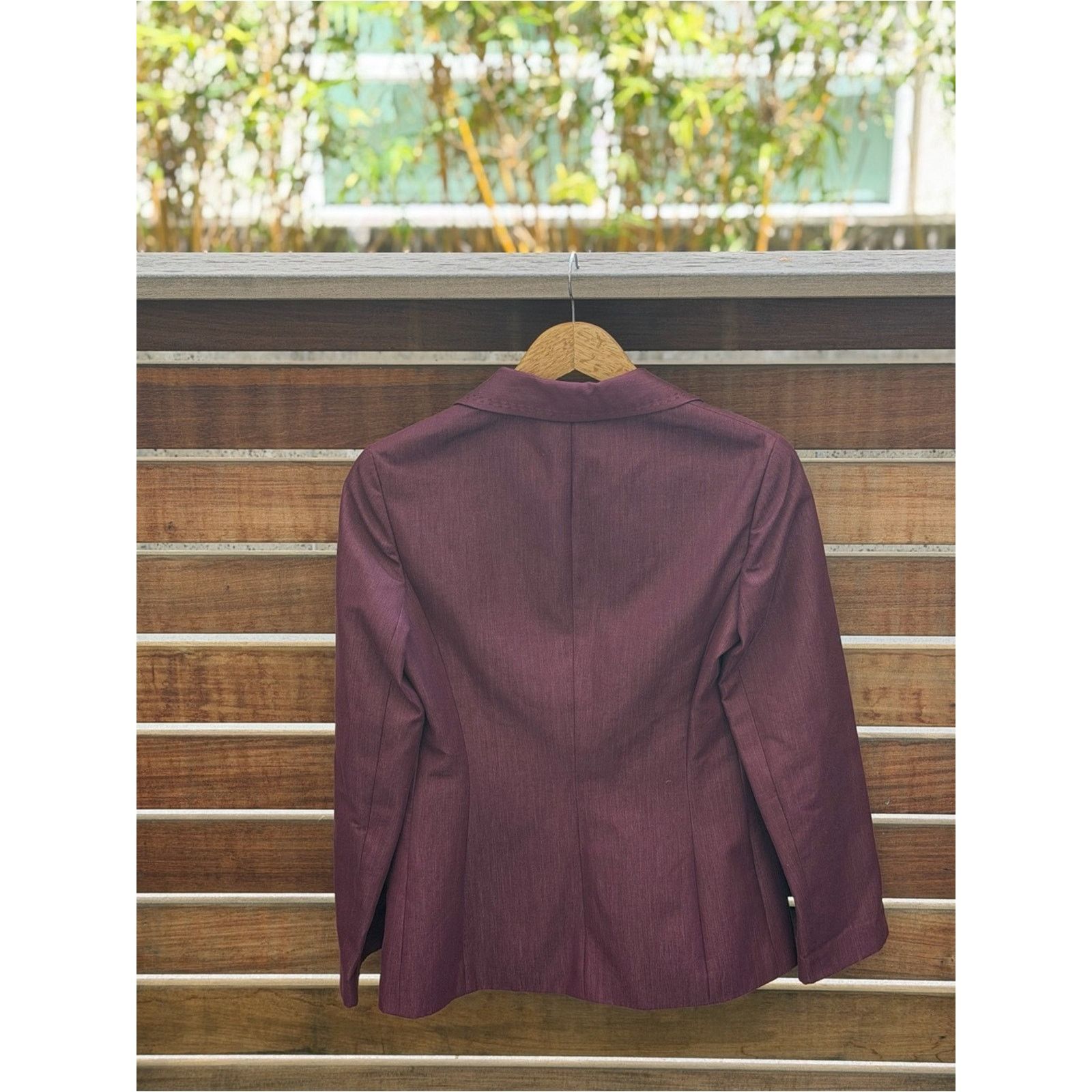 Bcbgmaxazria BCBG Max Azria Plum Purple Blazer Size 2 Size XS / US 0-2 / IT 36-38 - 4 Thumbnail