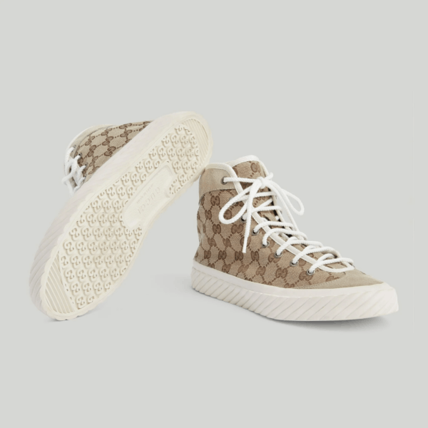 Gucci o1s1wg110425 Men's High Top GG Sneakers in Multicolor Size US 6.5 / EU 39-40 - 5 Thumbnail
