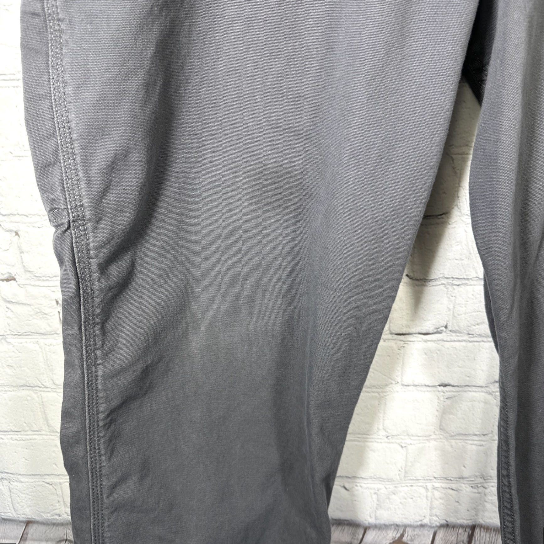 Carhartt Carhartt Men’s Rugged Flex Canvas Work Pants 40x30 Gray Relaxed Fit BN2291-M Size US 40 / EU 56 - 3 Thumbnail