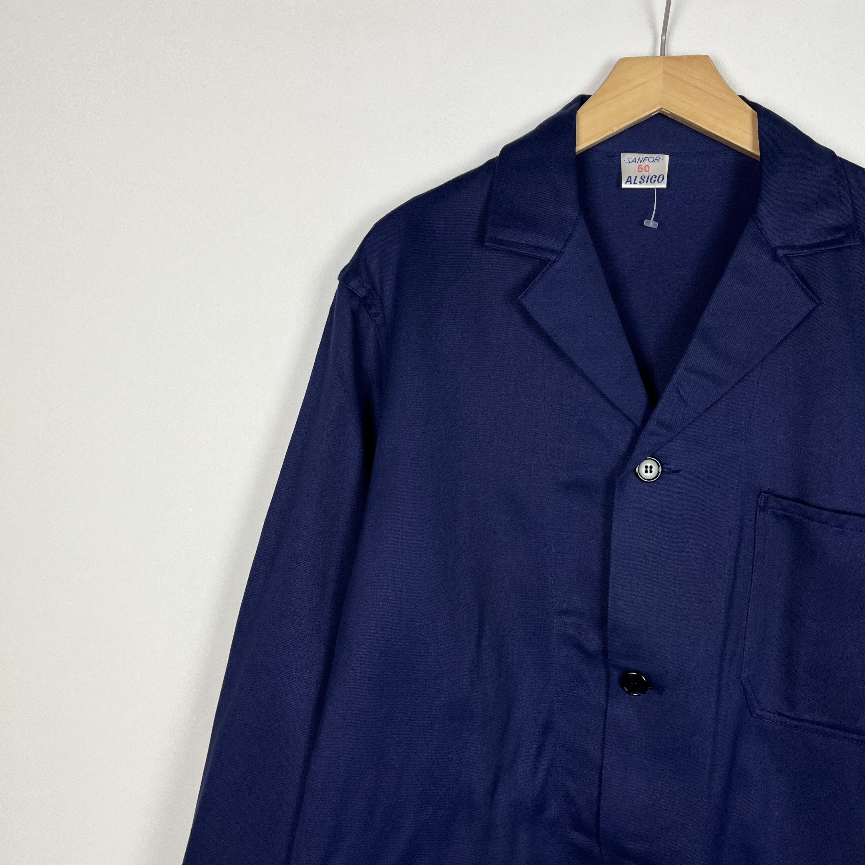 Le Laboureur Vintage French Sanfor 3-Pocket Work Jacket 80’s Size US M / EU 48-50 / 2 - 7 Thumbnail