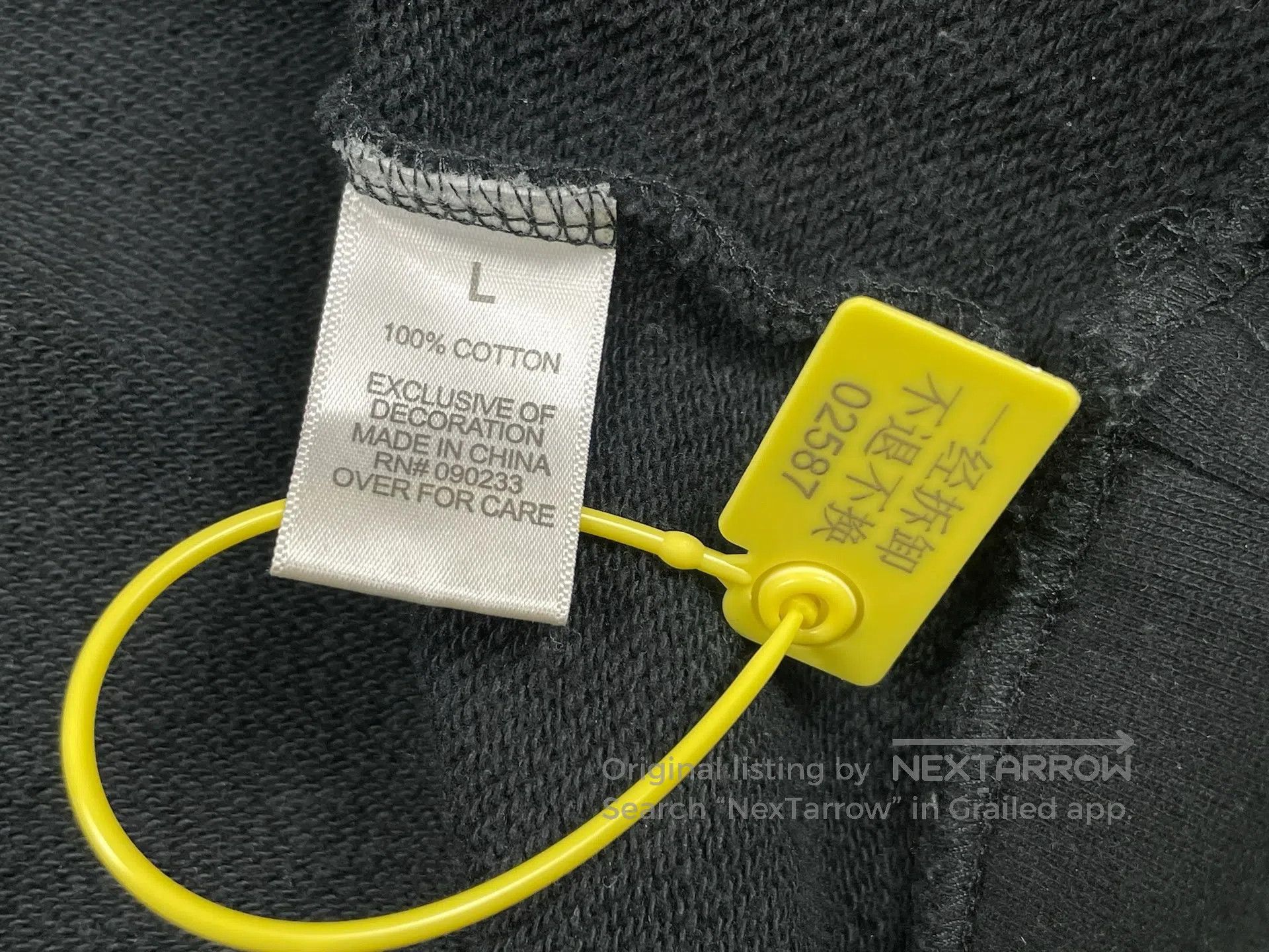Essentials Essentials Loose Black Hoodie Size US L / EU 52-54 / 3 - 5 Thumbnail