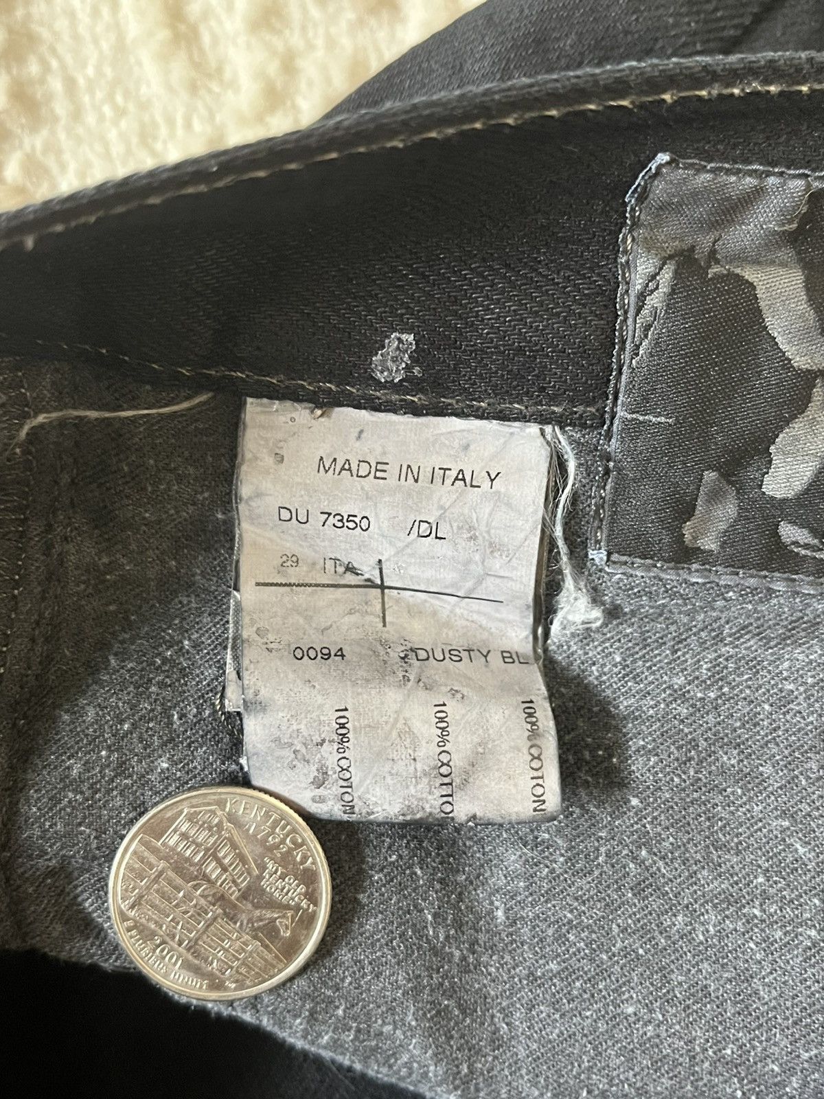 Rick Owens AW08 Rick Owens Waxed Detroits Size US 29 - 8 Thumbnail